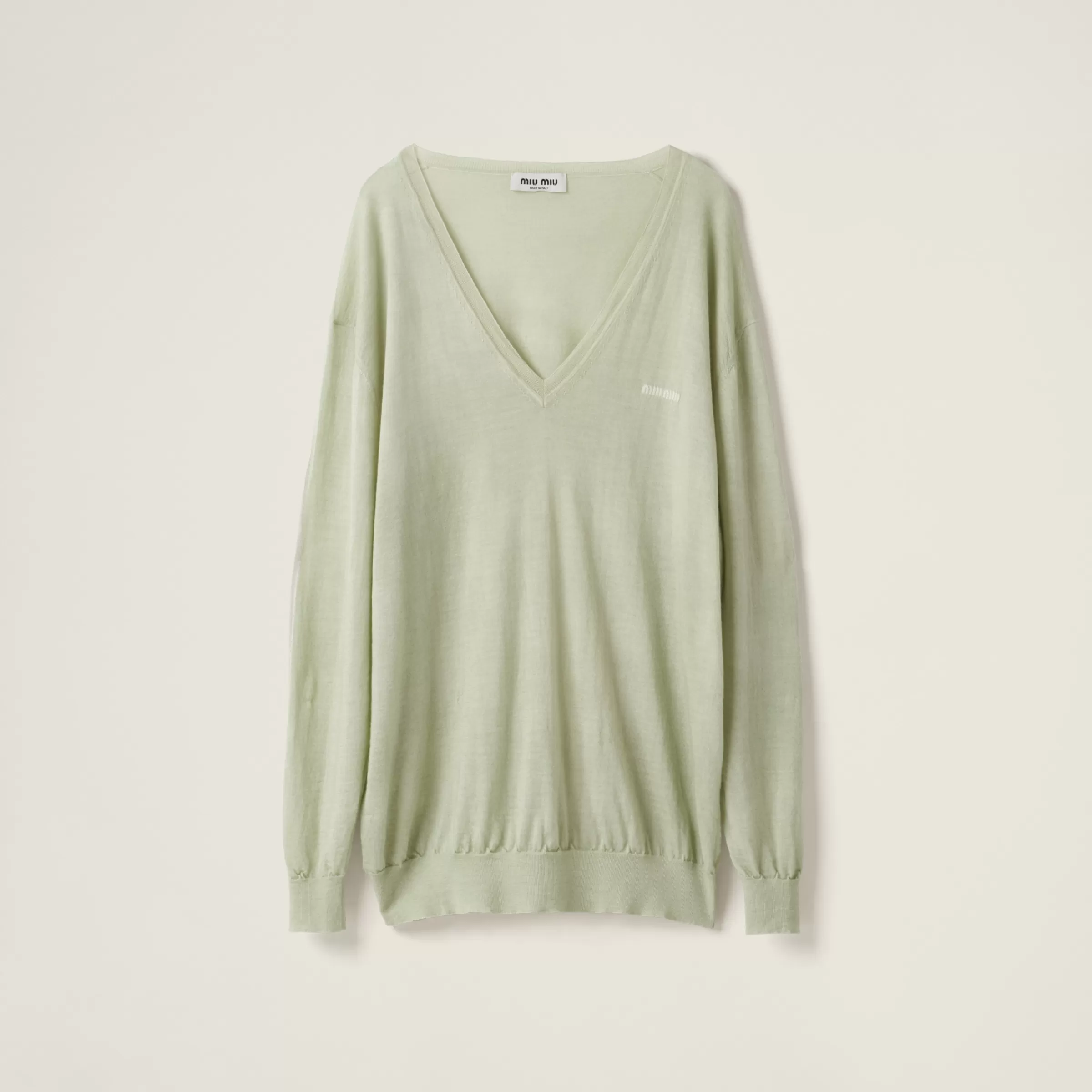 Miu Miu V-neck Cashmere Sweater |