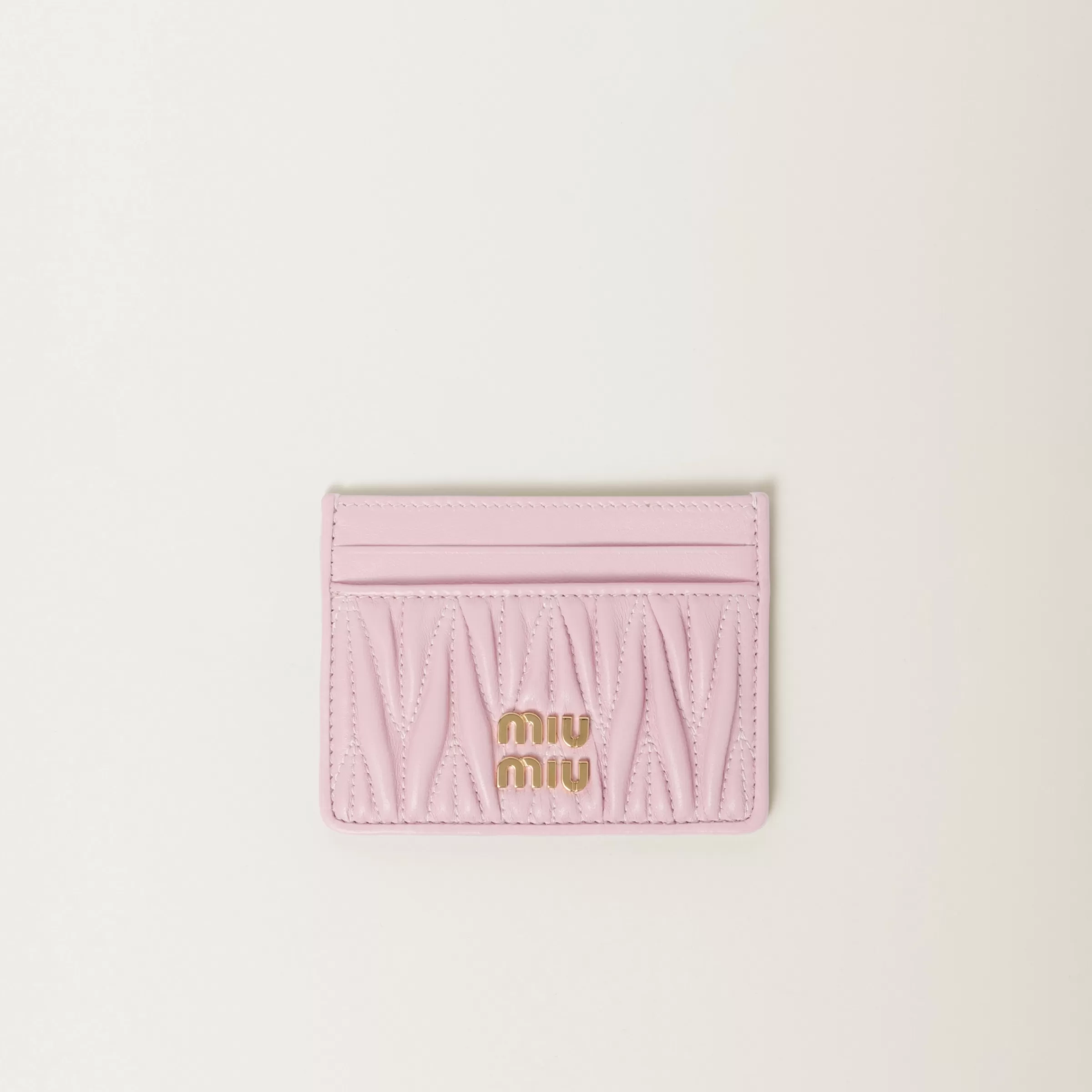 Miu Miu Matelassé Nappa Leather Card Holder |