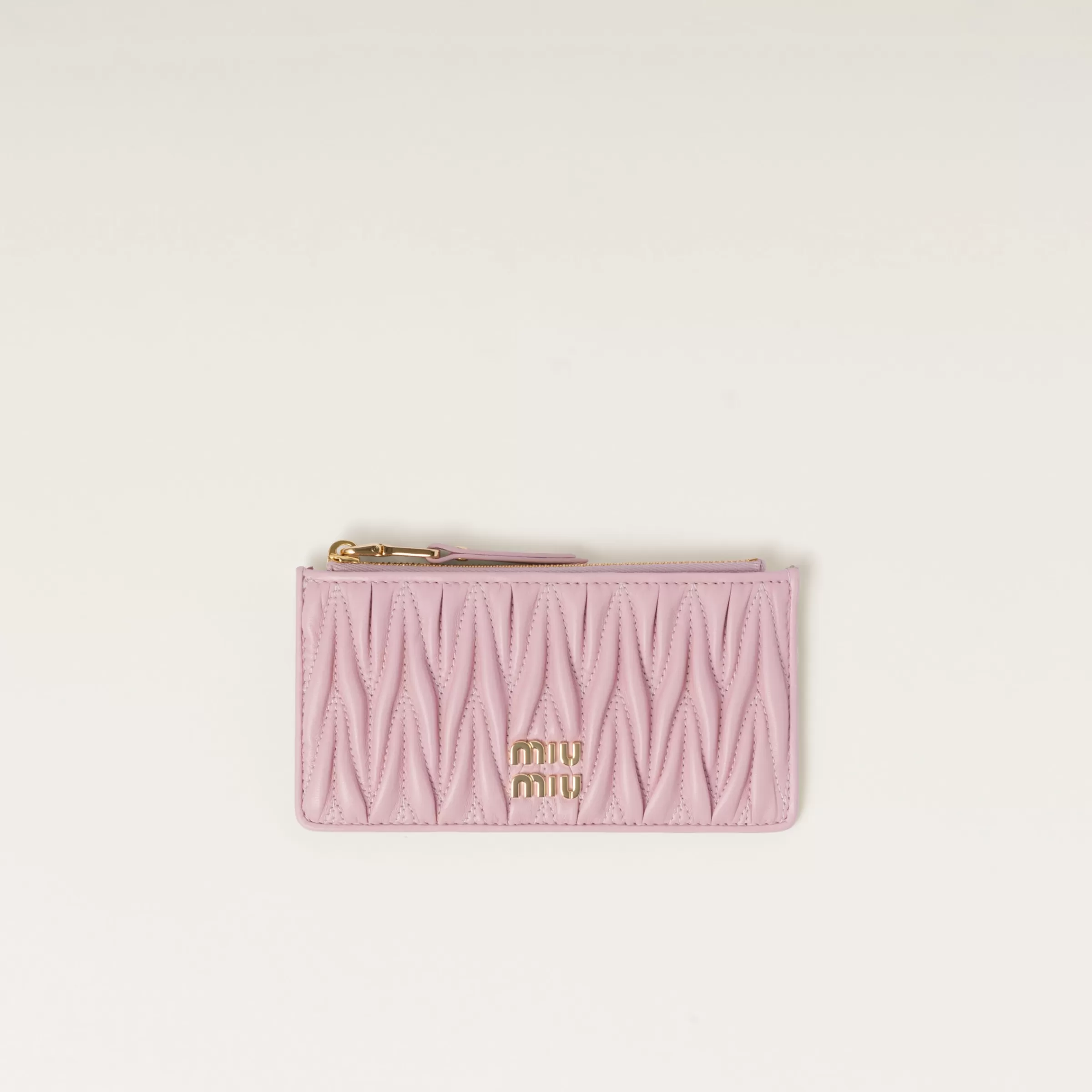 Miu Miu Matelassé Nappa Leather Envelope Wallet |
