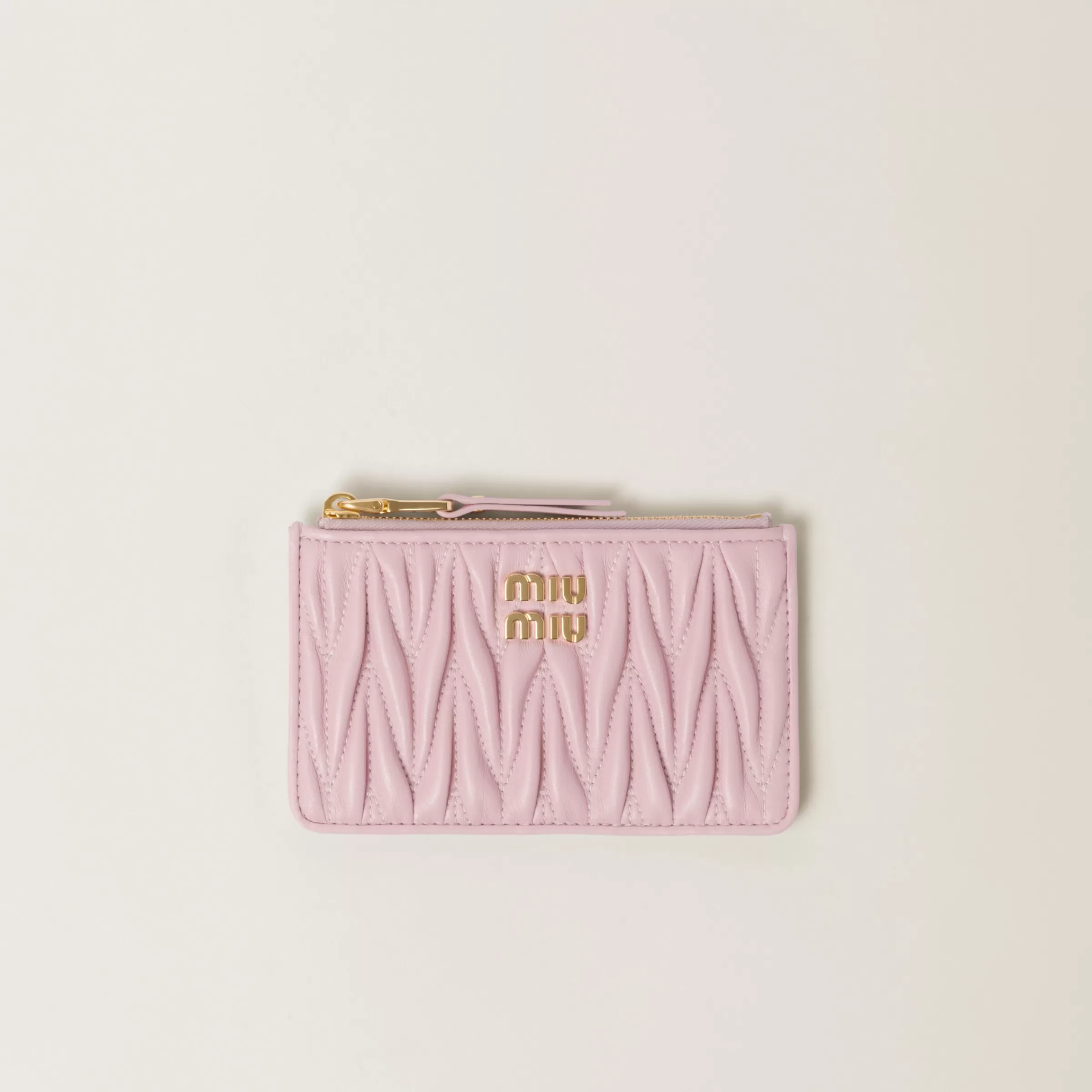 Miu Miu Matelassé Nappa Leather Envelope Wallet |