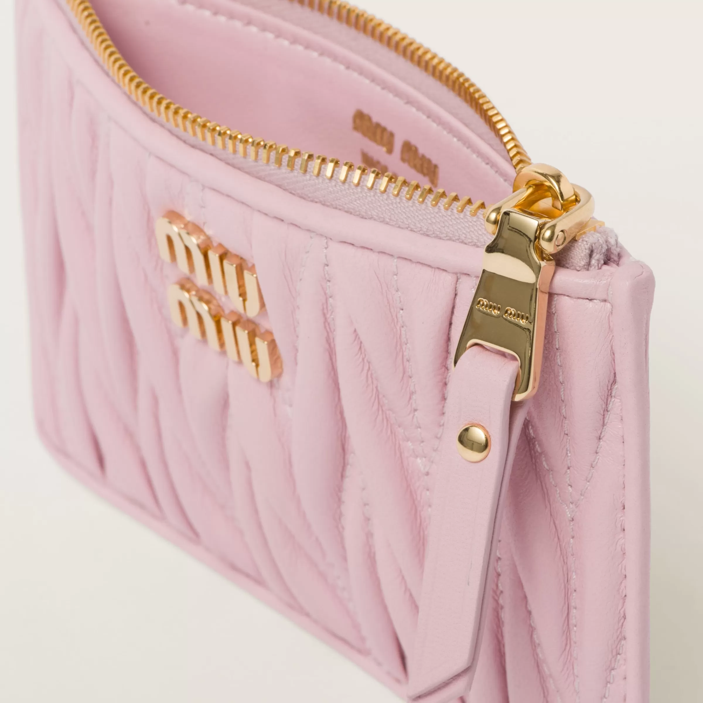 Miu Miu Matelassé Nappa Leather Envelope Wallet |