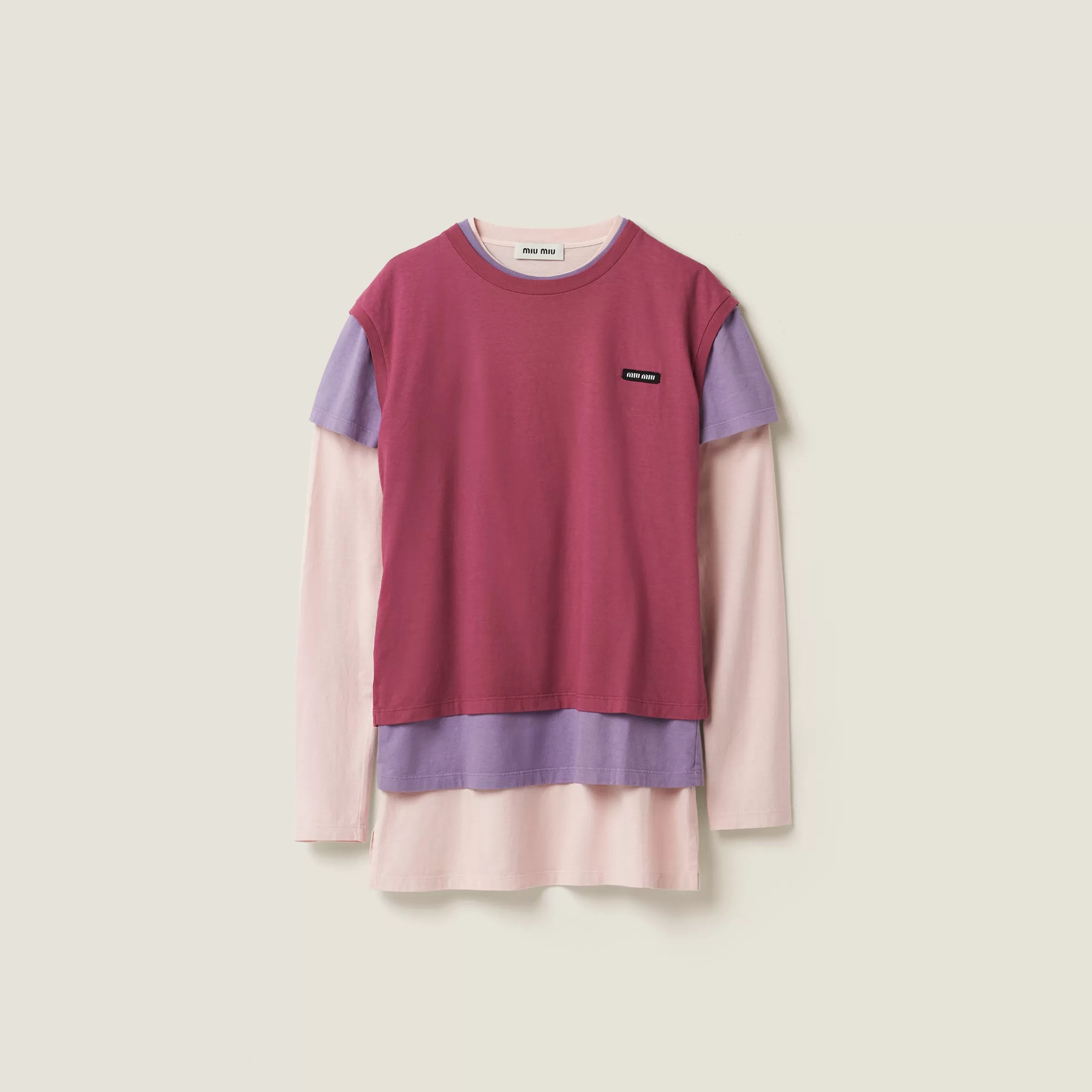 Miu Miu Set Of 3 Jersey T-shirts |