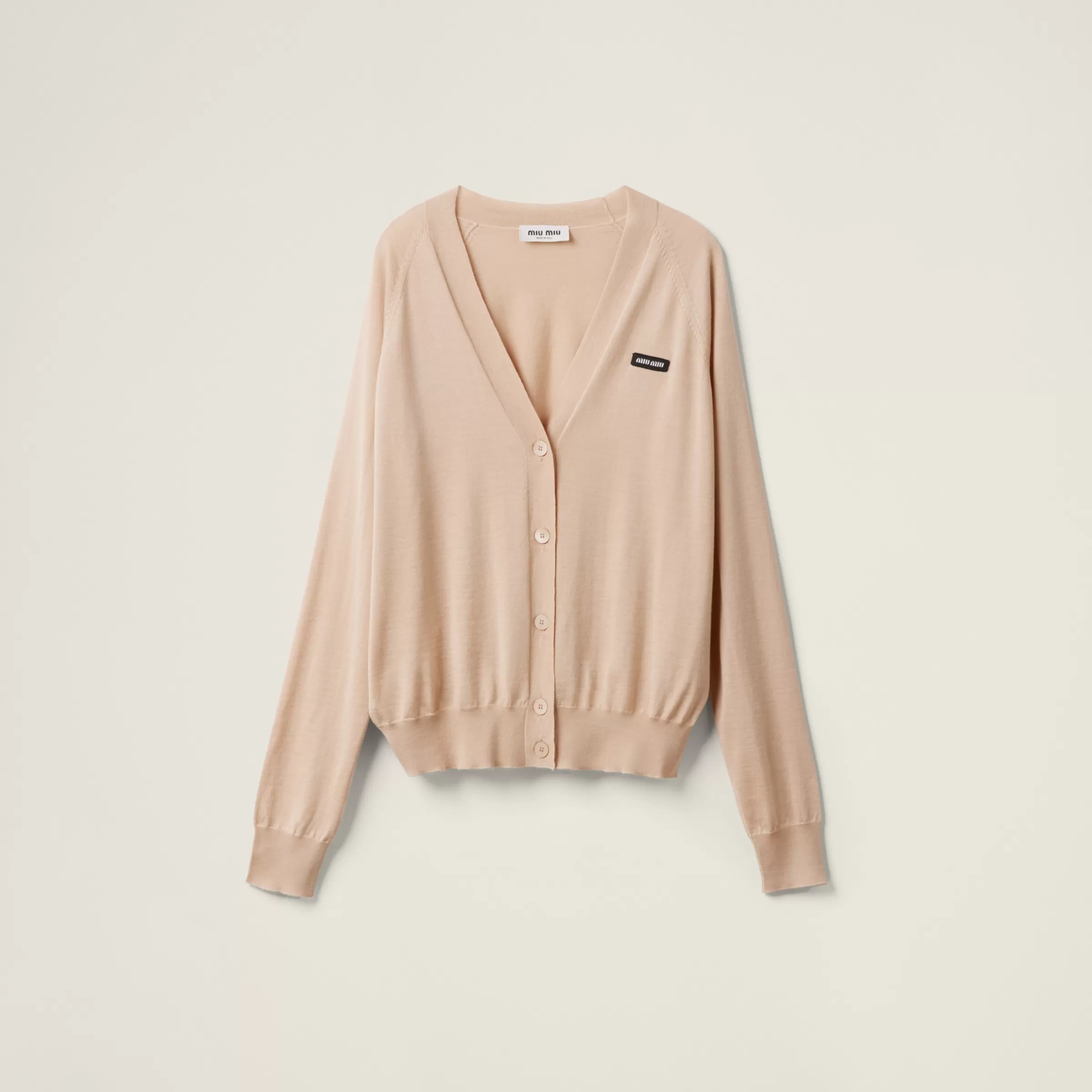 Miu Miu Cashmere And Silk Cardigan |