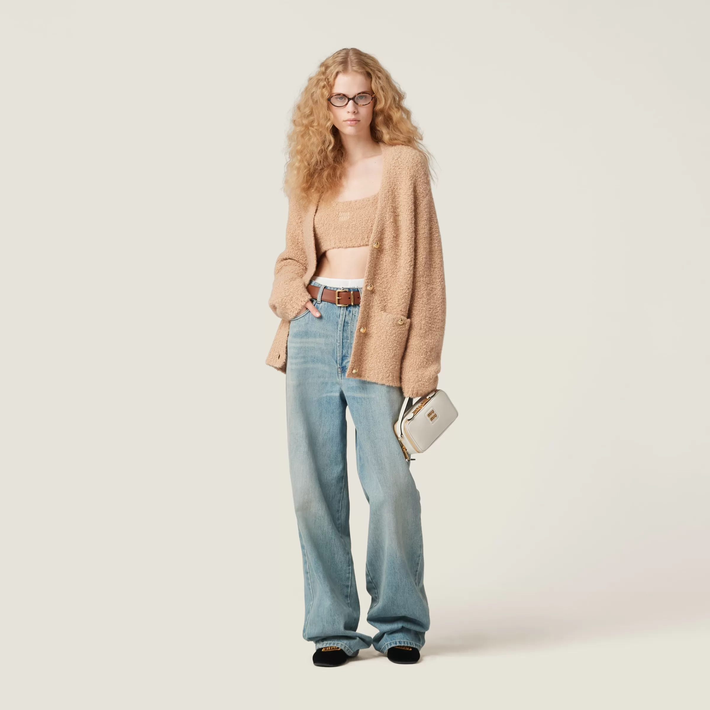 Miu Miu Cashmere And Silk Top |