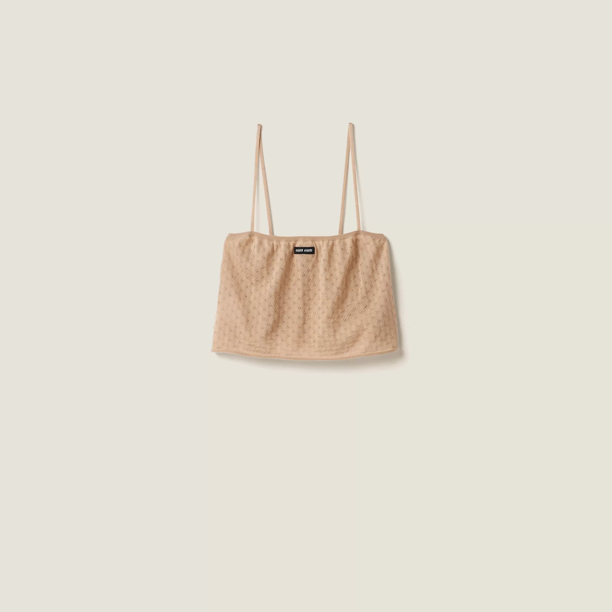 Miu Miu Cashmere And Silk Top |