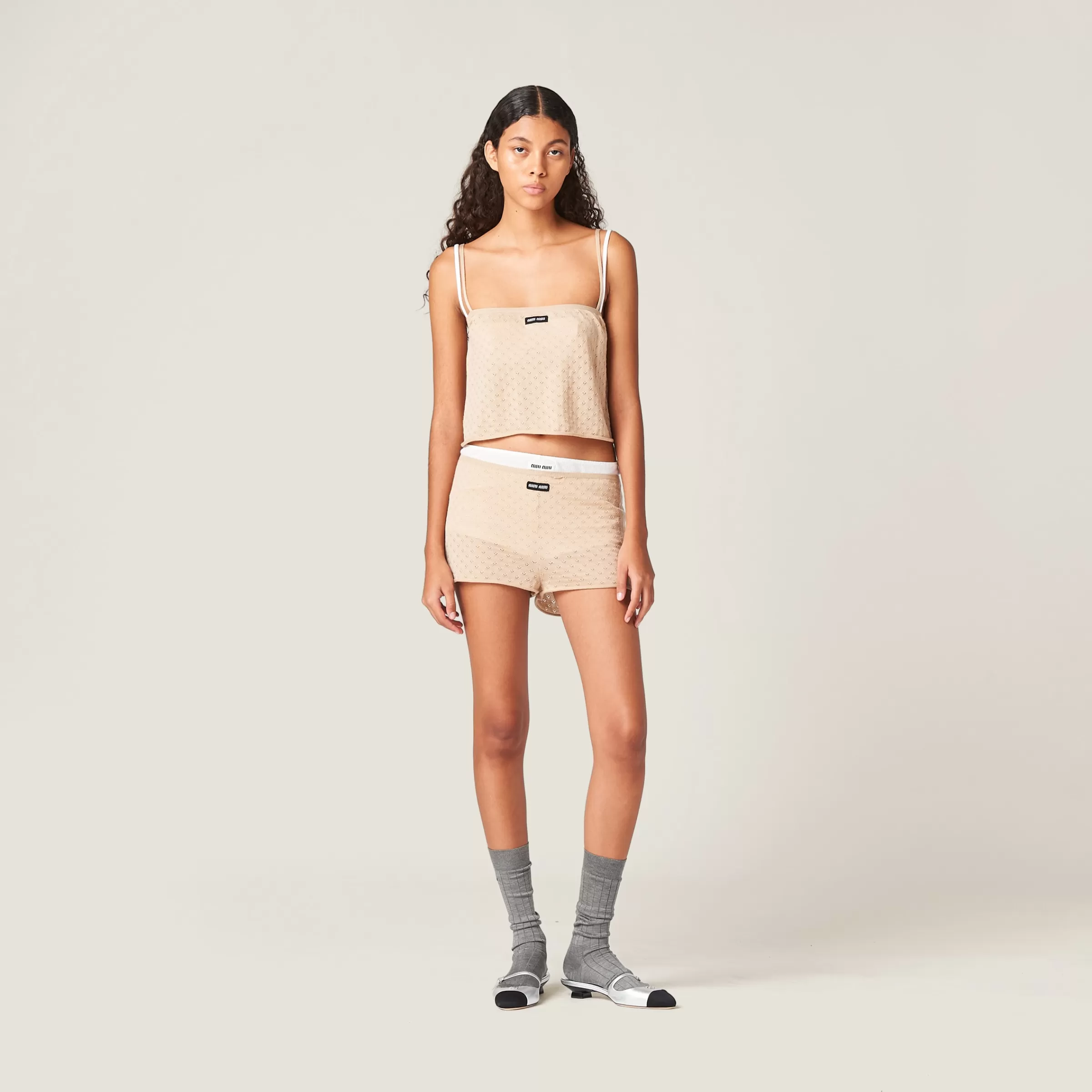 Miu Miu Cashmere And Silk Top |
