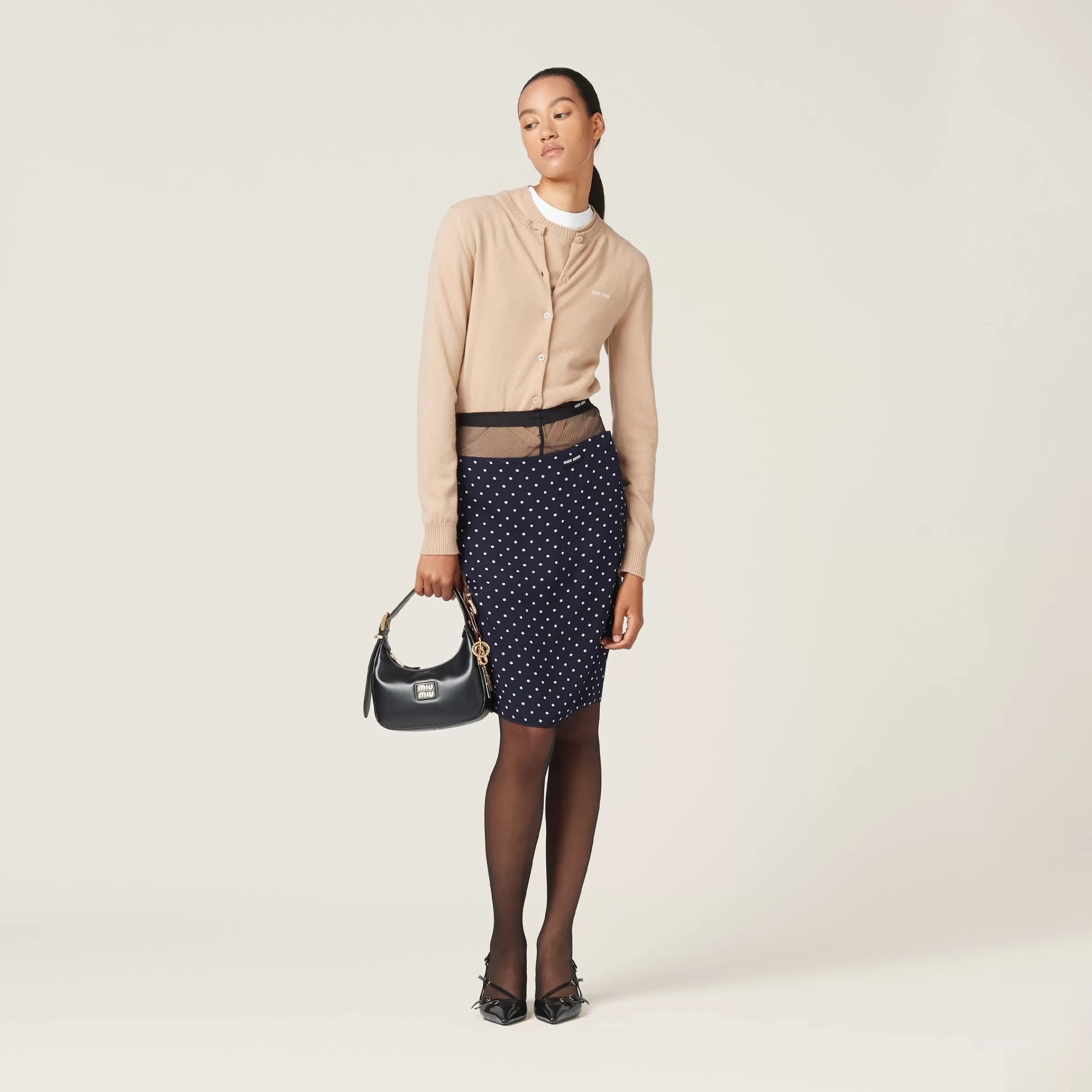 Miu Miu Cashmere Knit Cardigan |