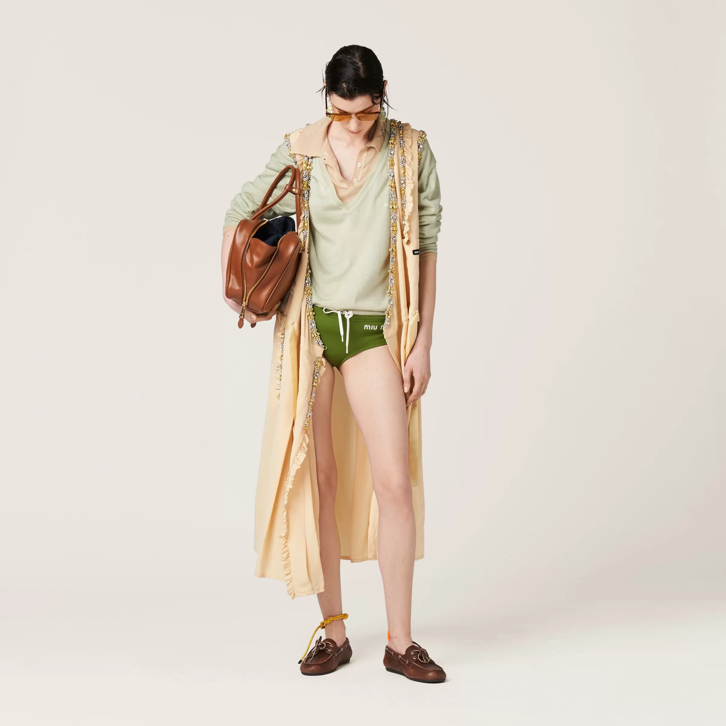Miu Miu Cashmere Knit Polo Shirt |