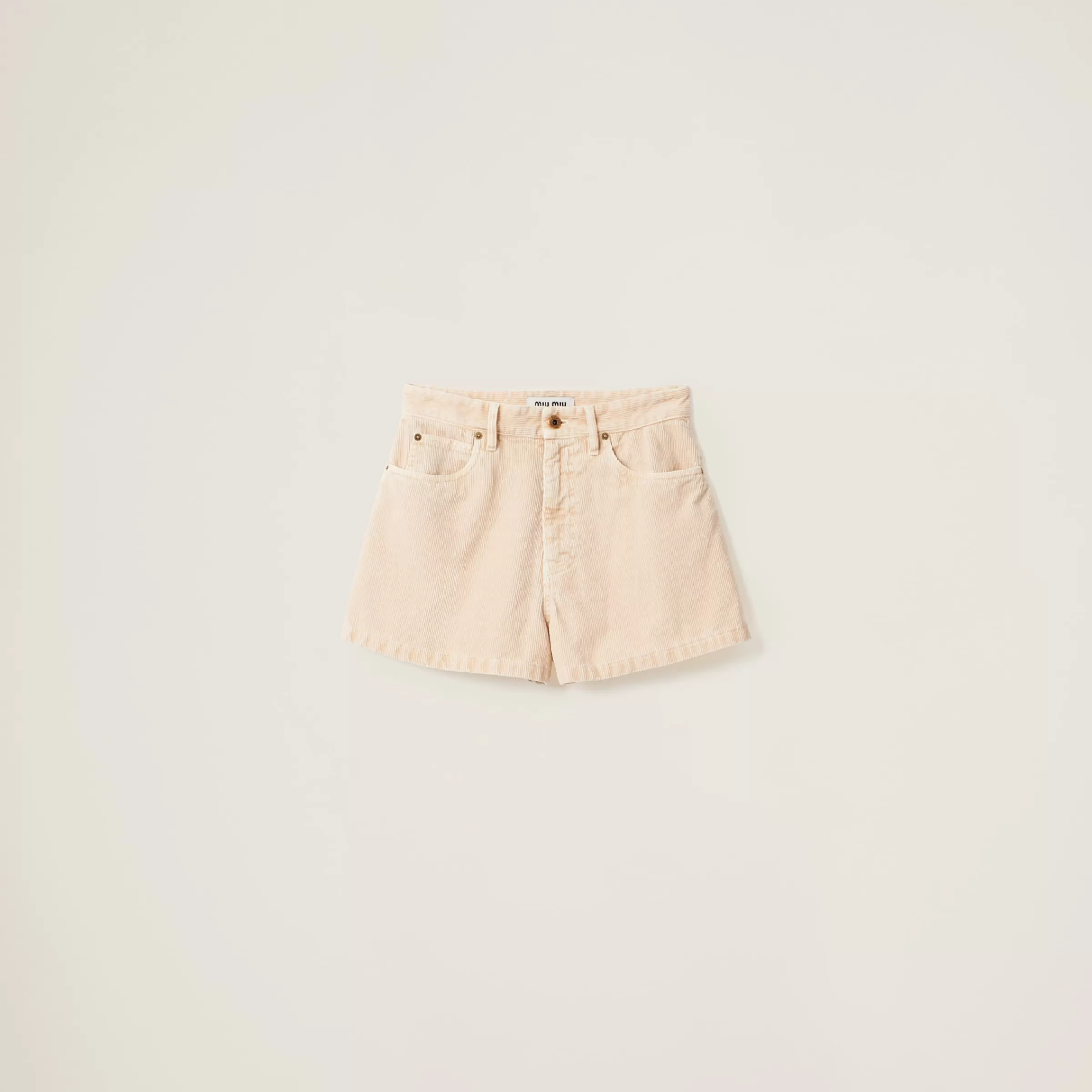 Miu Miu Garment-dyed Corduroy Bermudas |