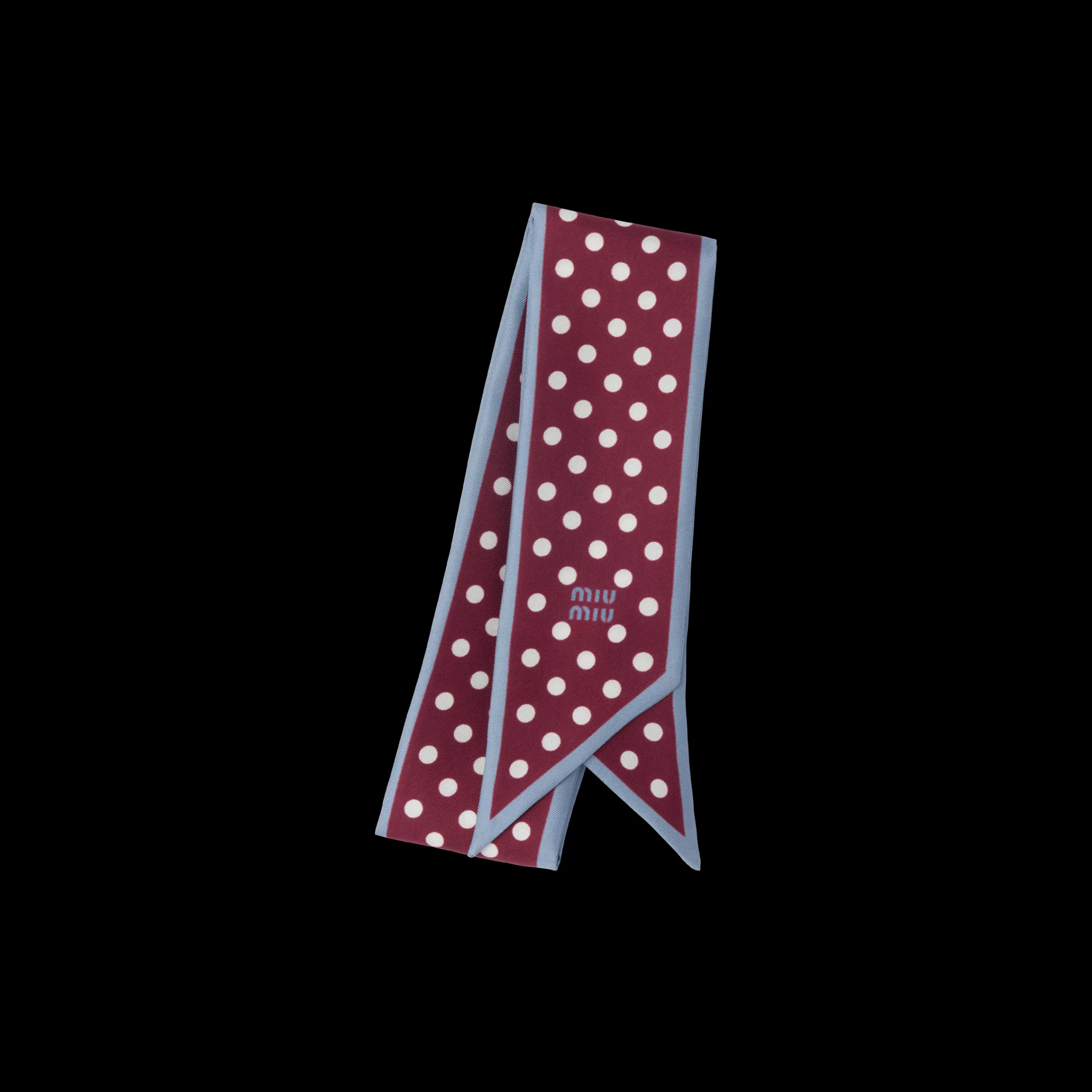 Miu Miu Printed Twill Scarf |