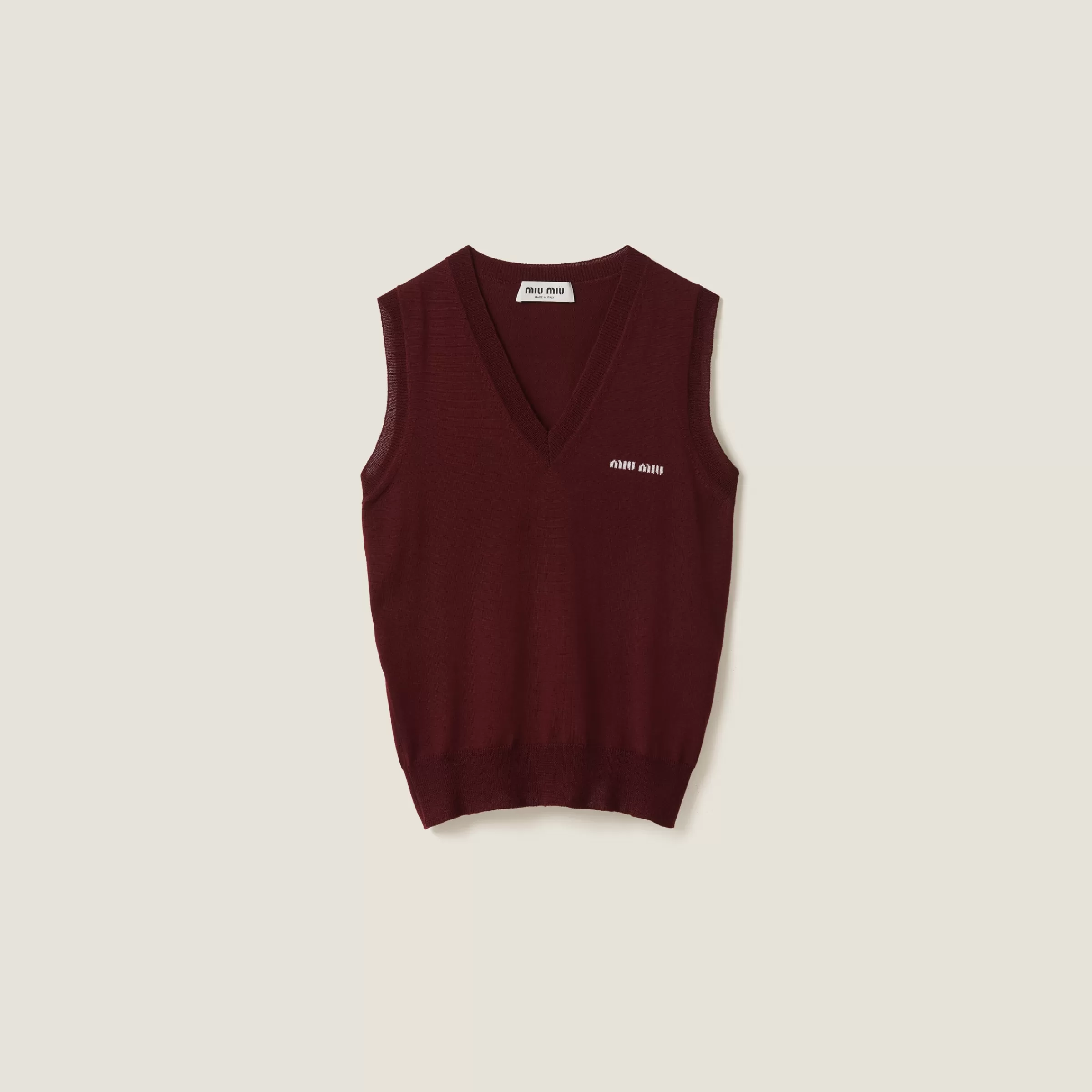 Miu Miu Wool Sweater Vest |