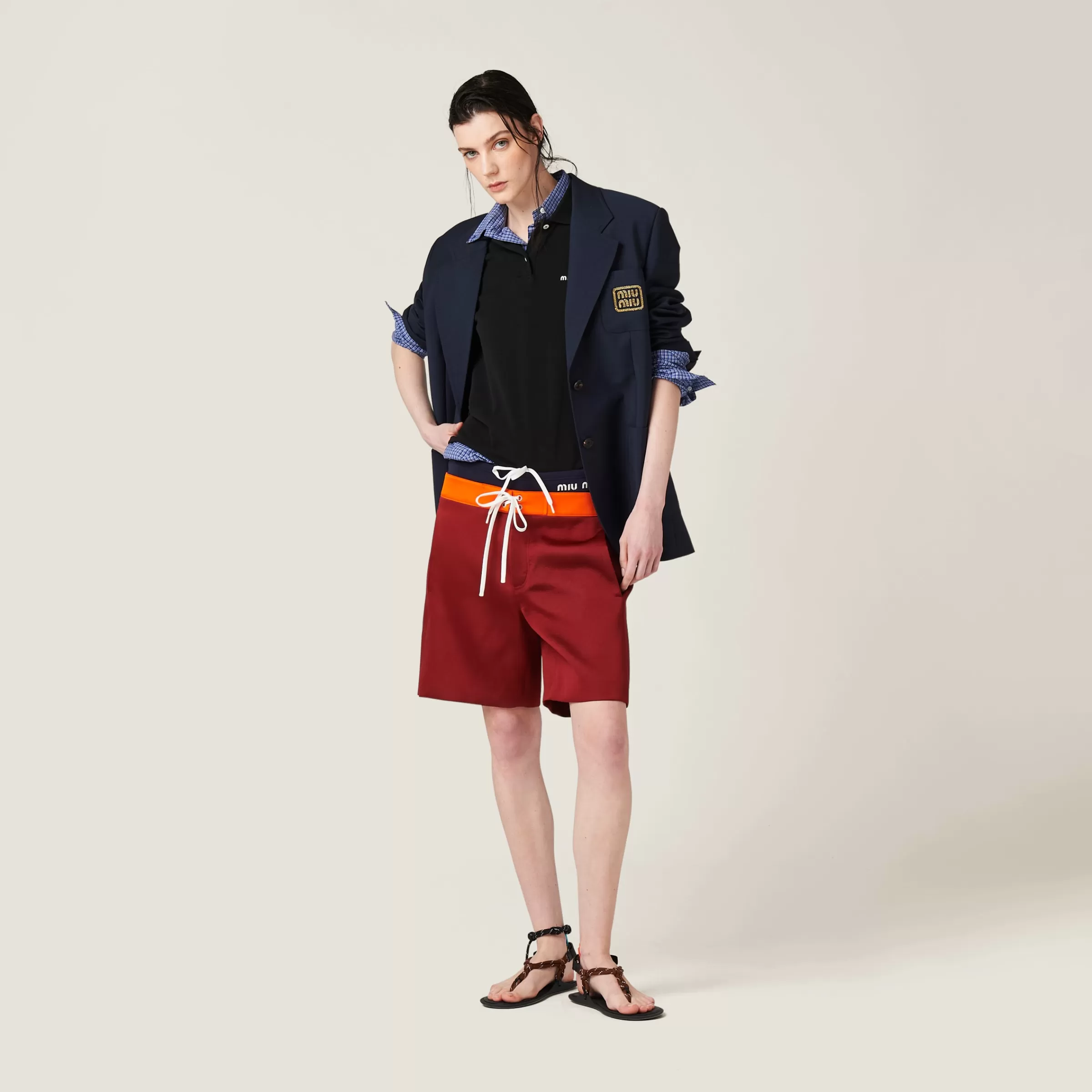 Miu Miu Satin Bermudas |