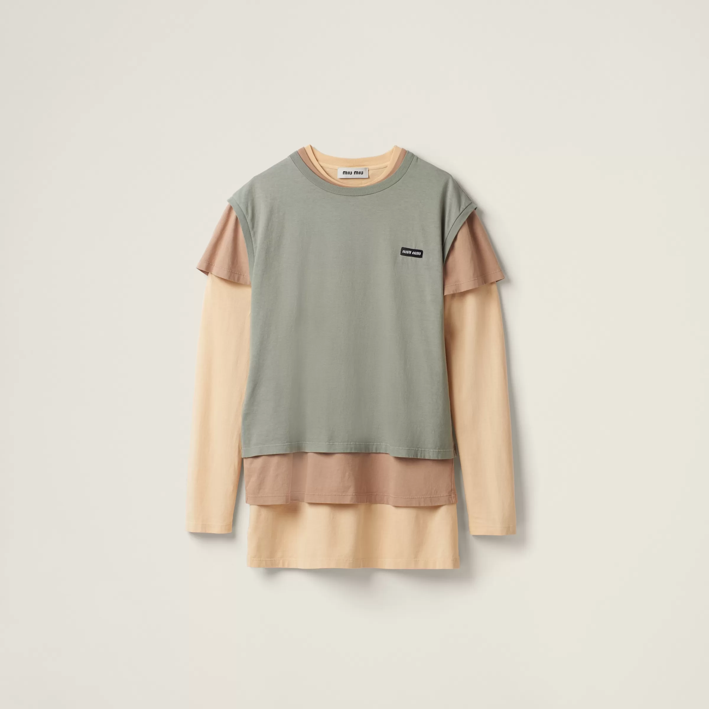Miu Miu Set Of 3 Jersey T-shirts |