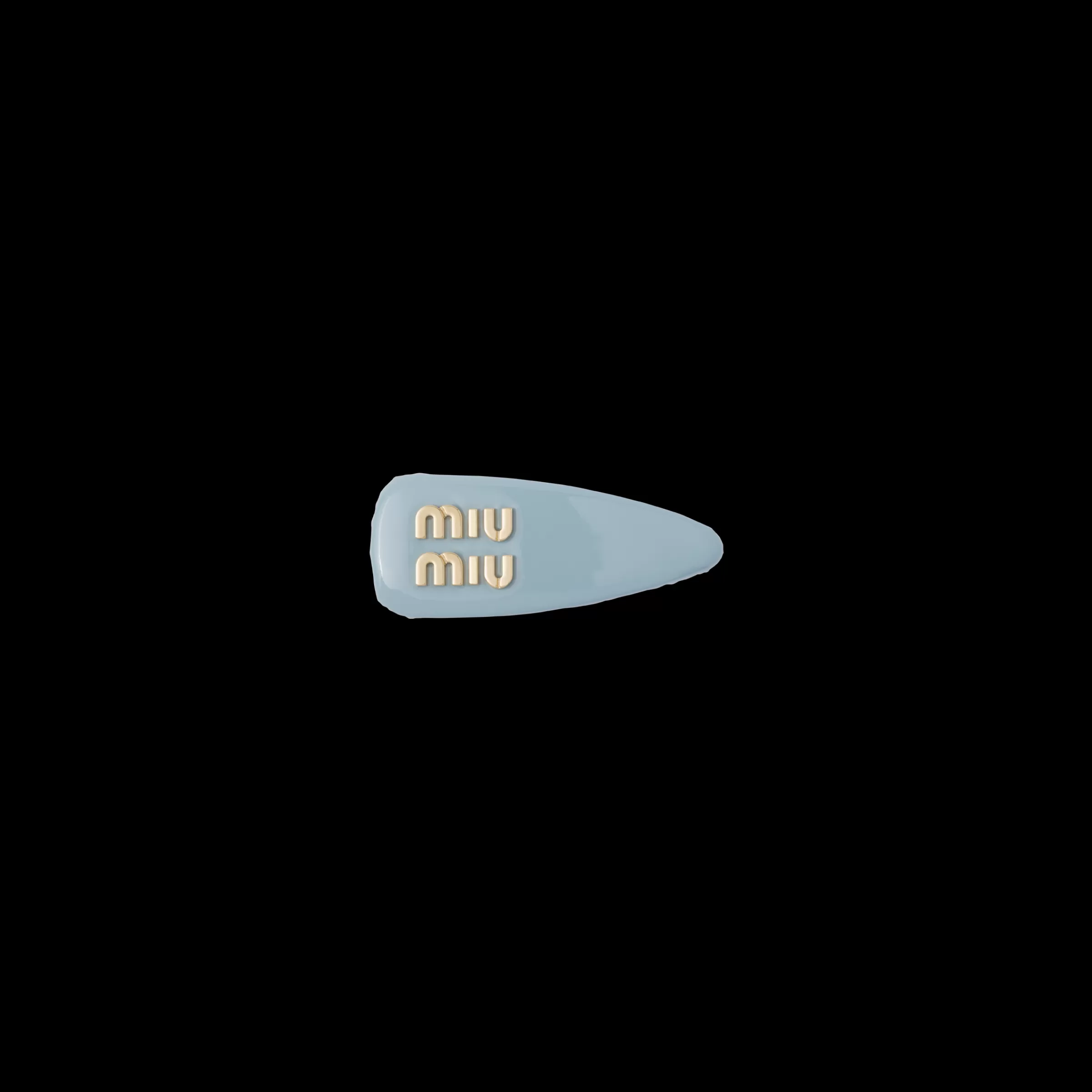 Miu Miu Patent Leather Hair Clip |