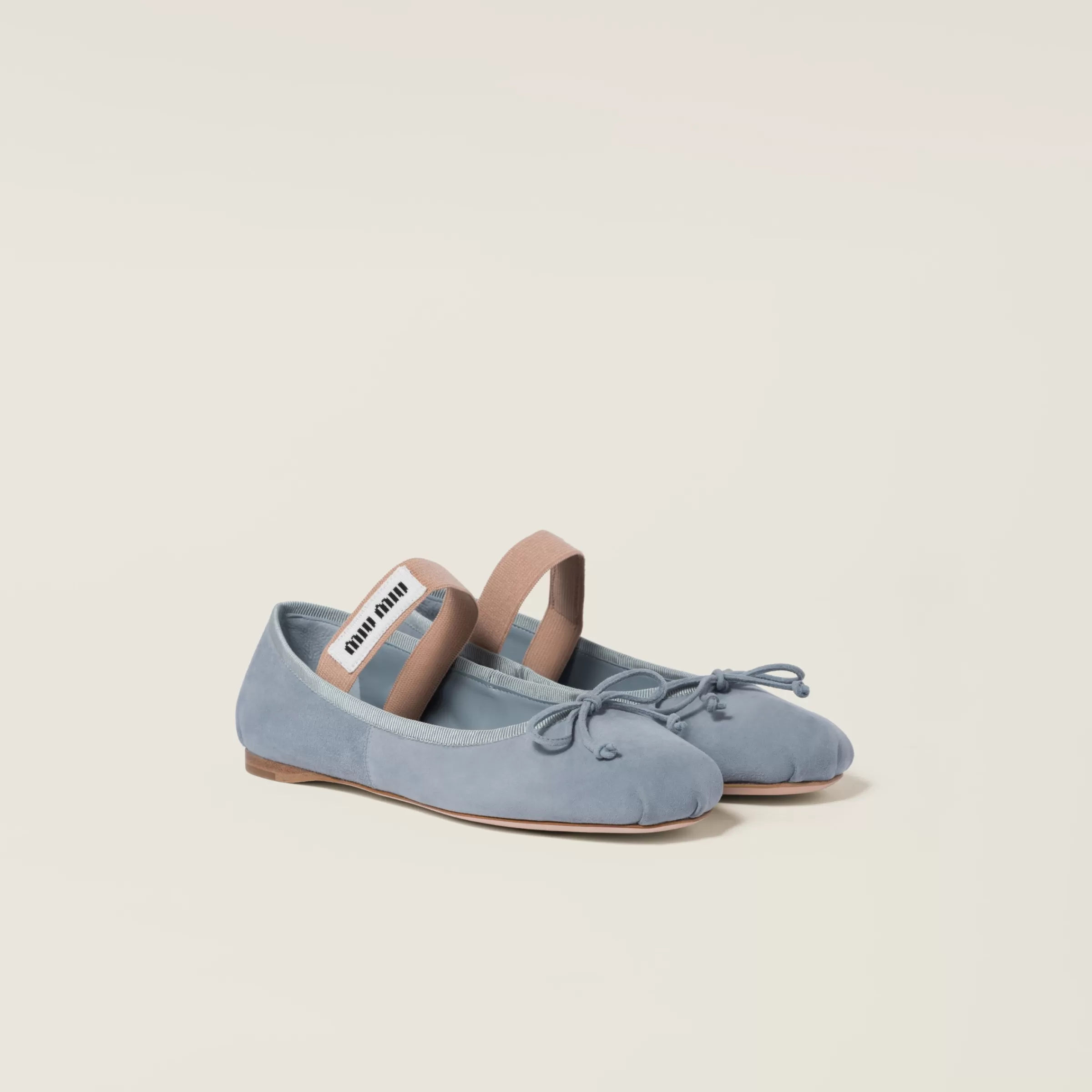 Miu Miu Suede Ballerinas |