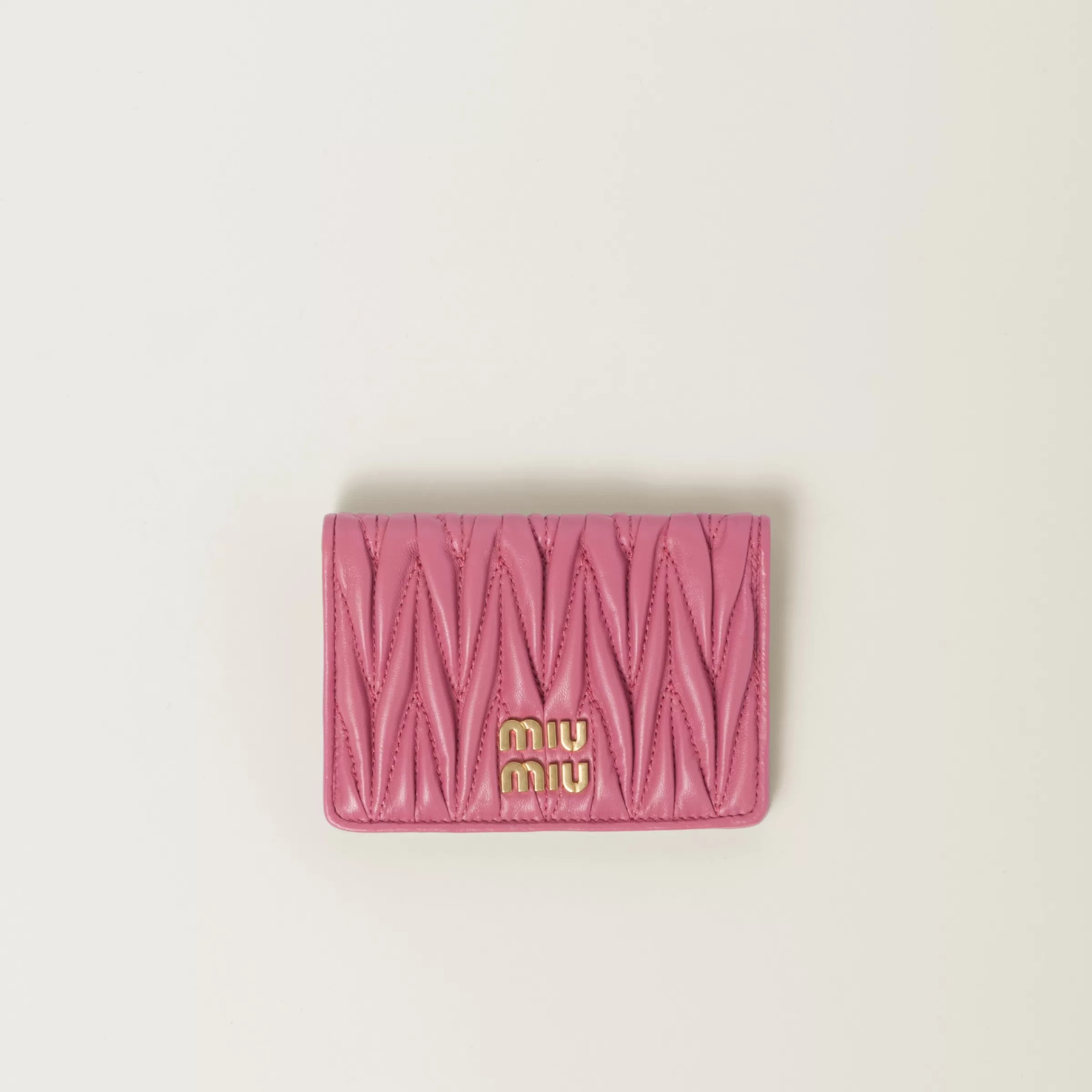 Miu Miu Matelassé Nappa Leather Card Holder |