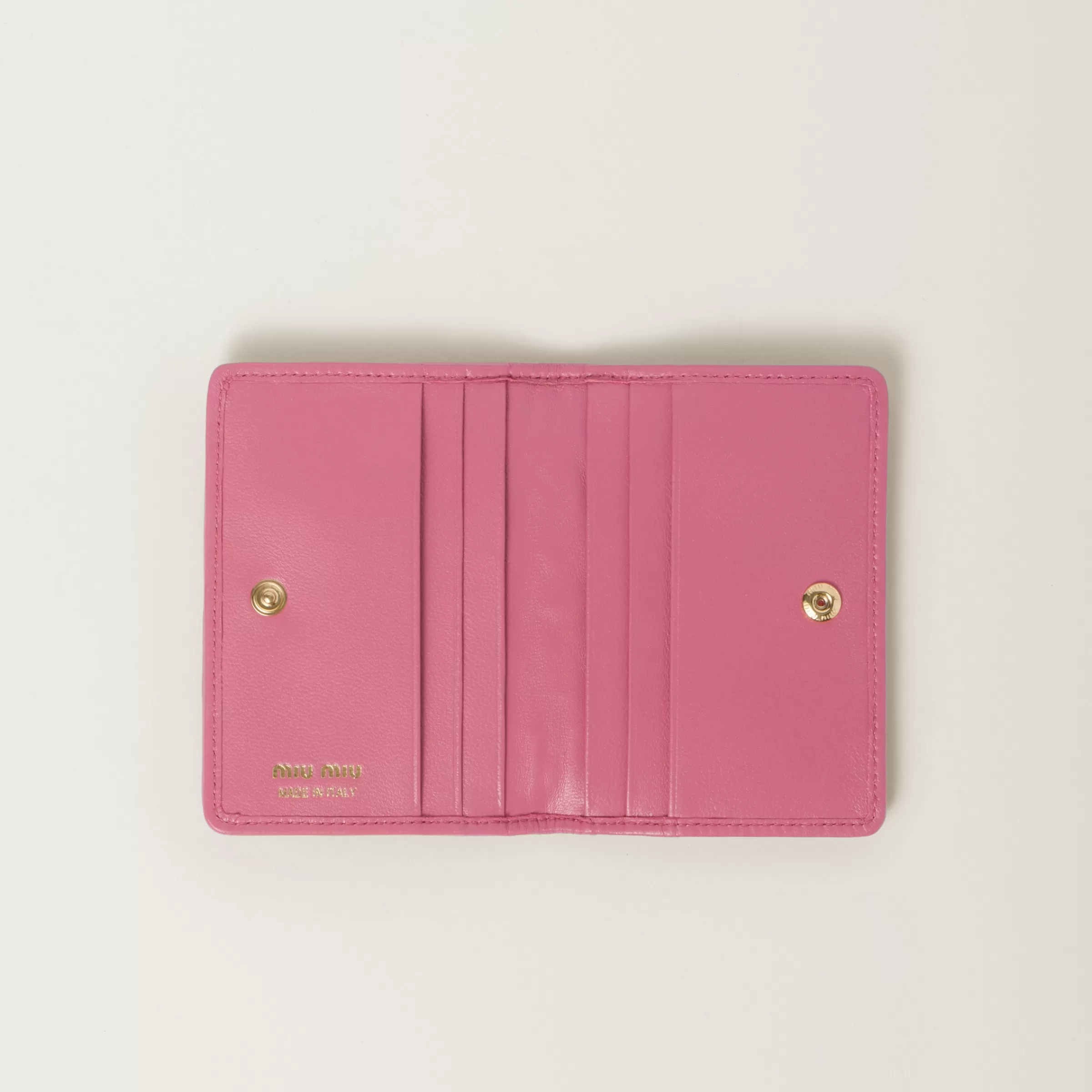 Miu Miu Matelassé Nappa Leather Card Holder |
