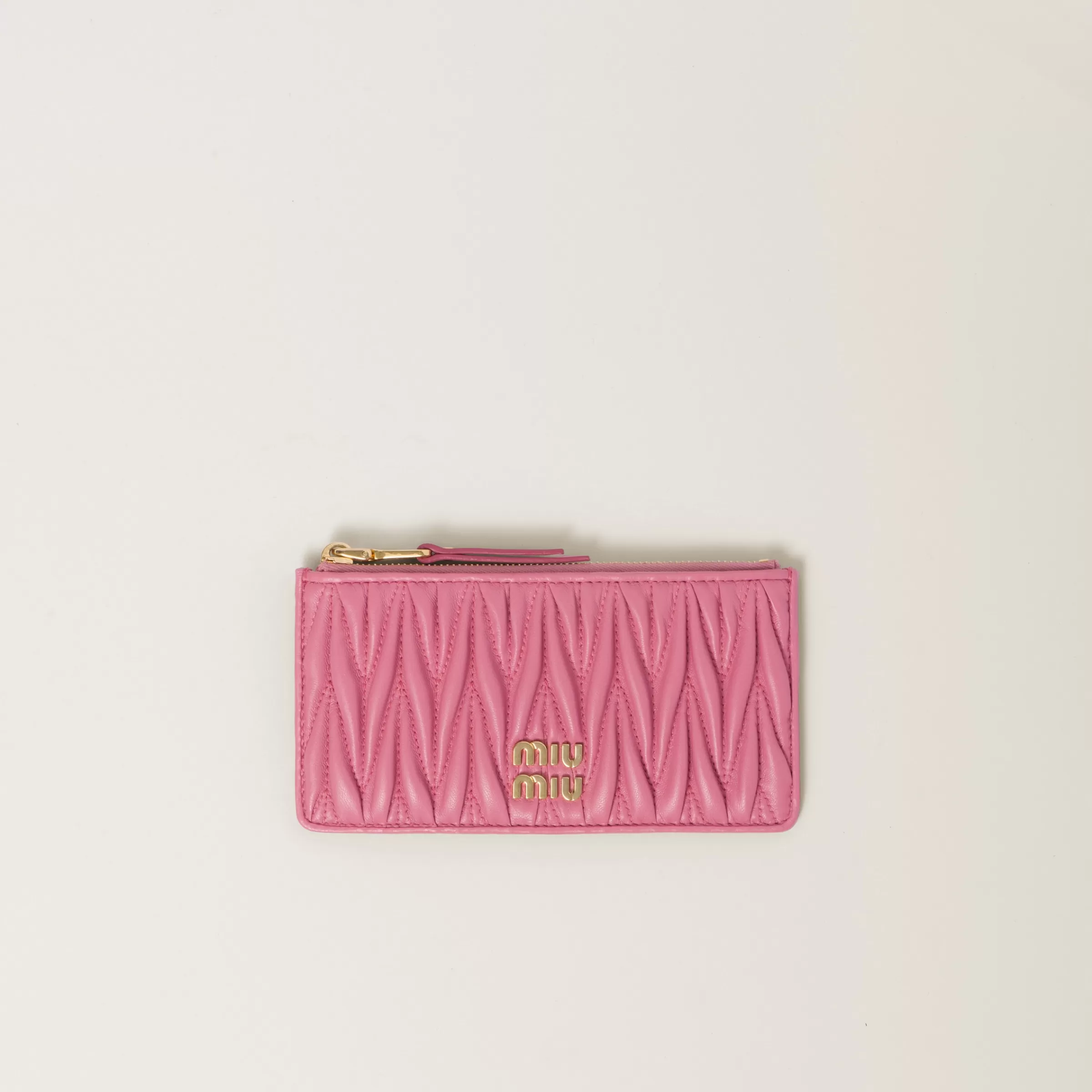 Miu Miu Matelassé Nappa Leather Envelope Wallet |
