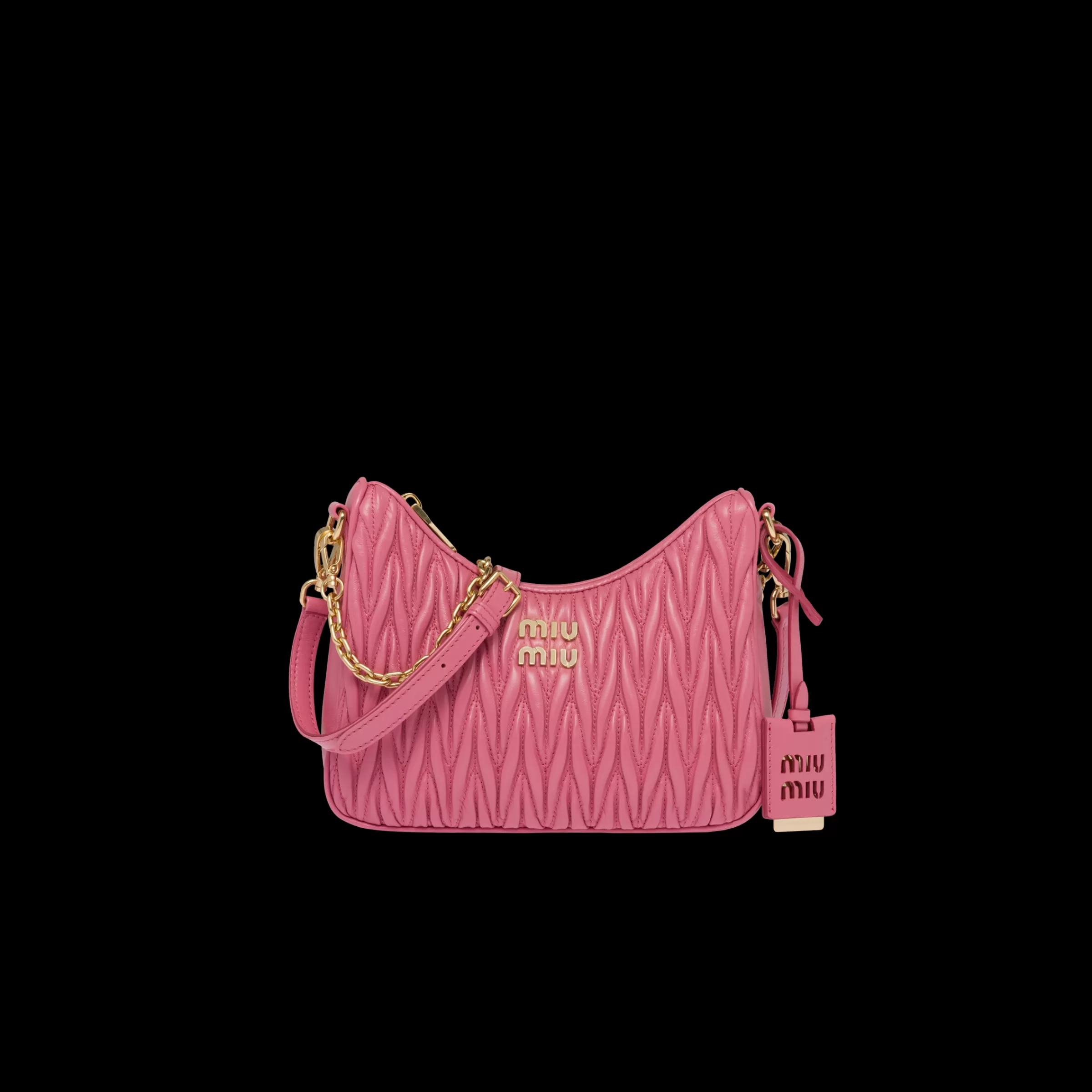 Miu Miu Matelassé Nappa Leather Shoulder Bag |