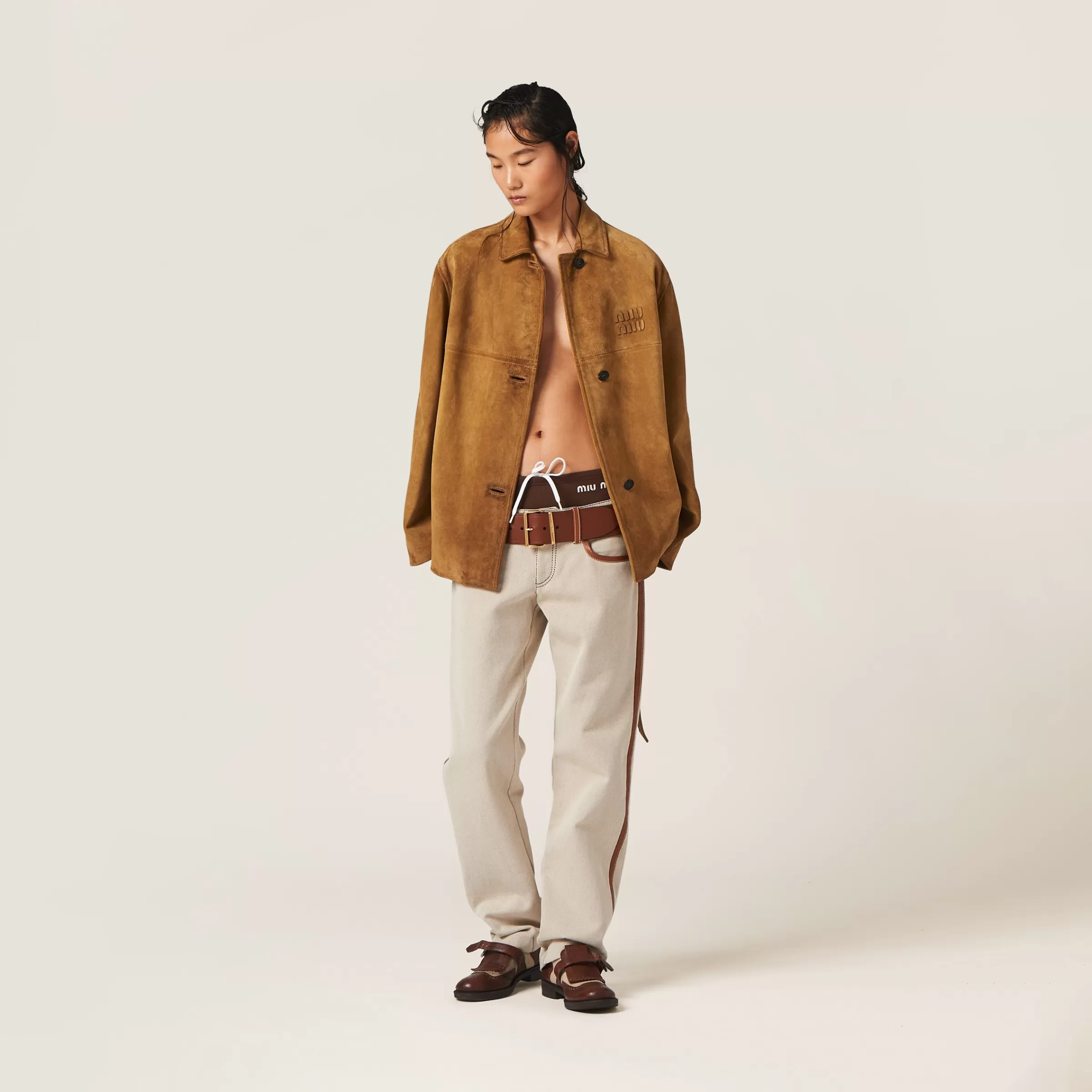 Miu Miu Canvas Pants |