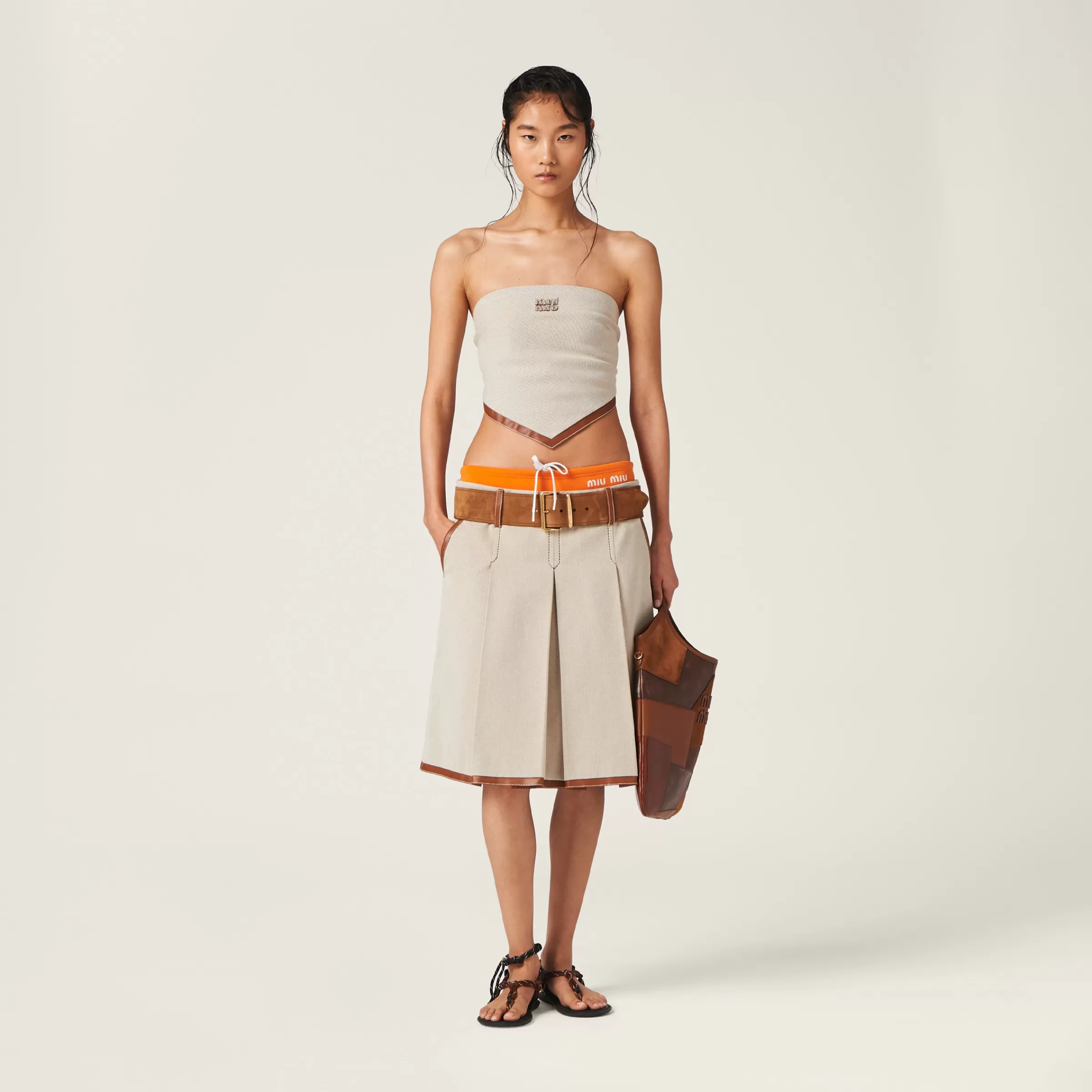 Miu Miu Canvas Skirt |