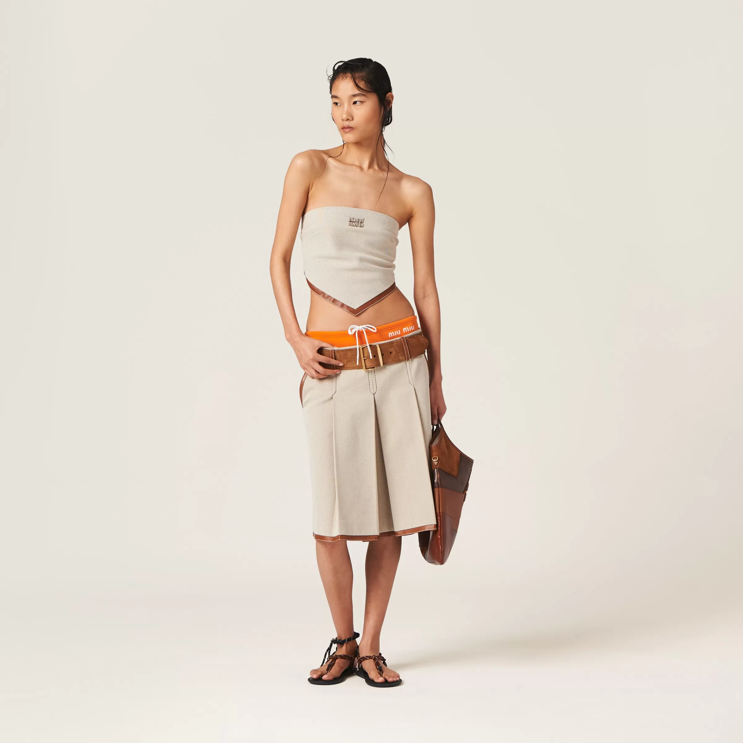 Miu Miu Canvas Top |