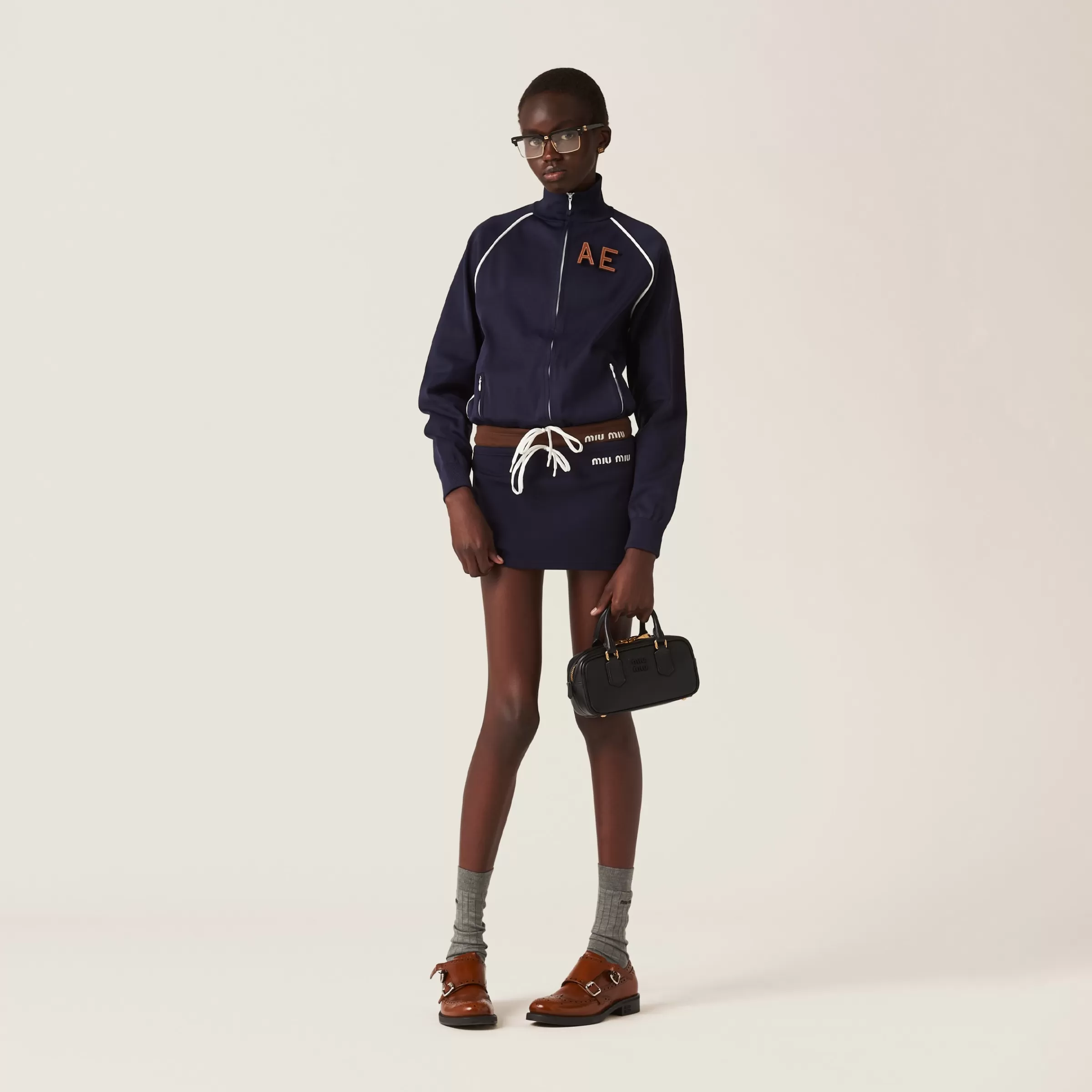 Miu Miu Arcadie Leather Bag |