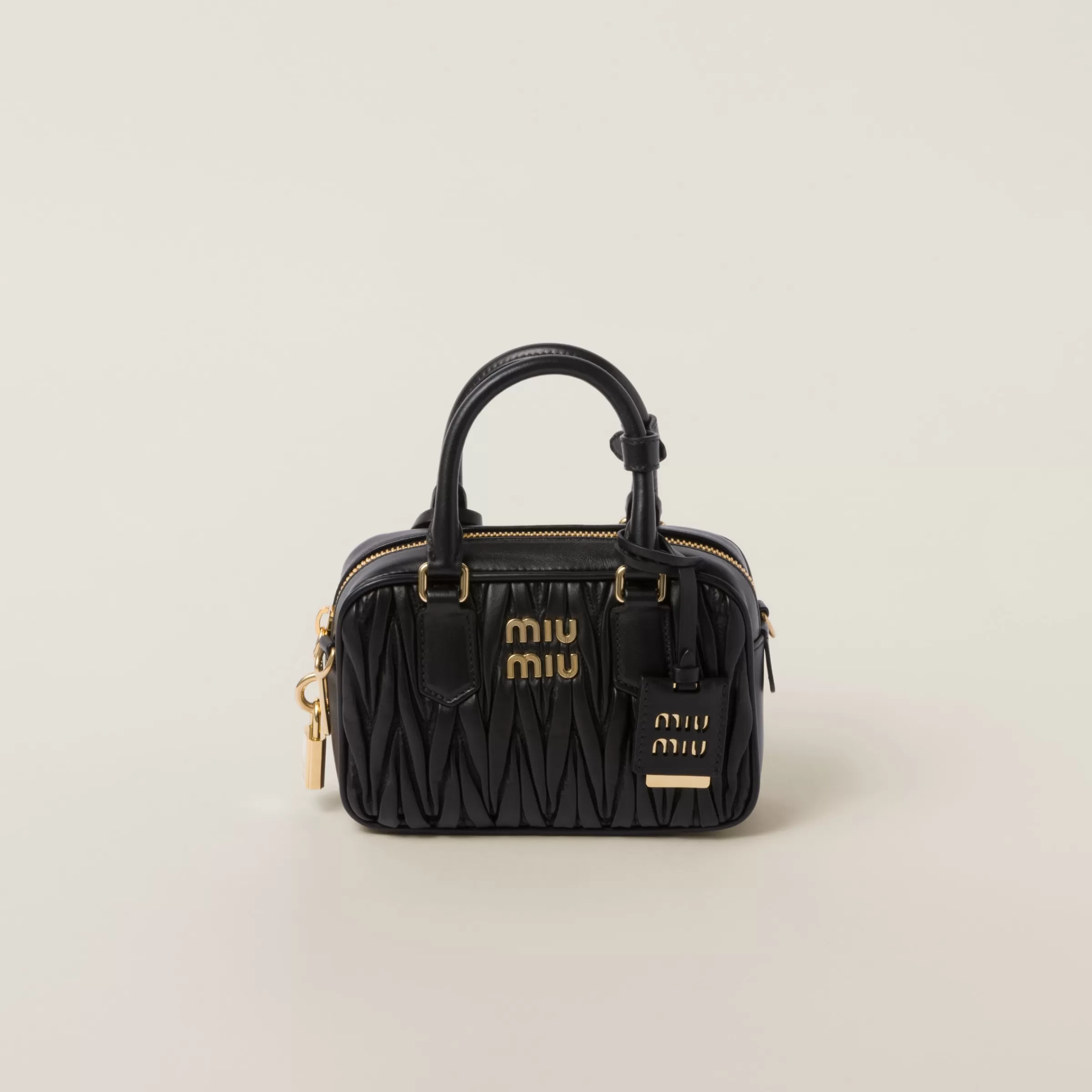 Miu Miu Arcadie Matelassé Nappa Leather Bag |