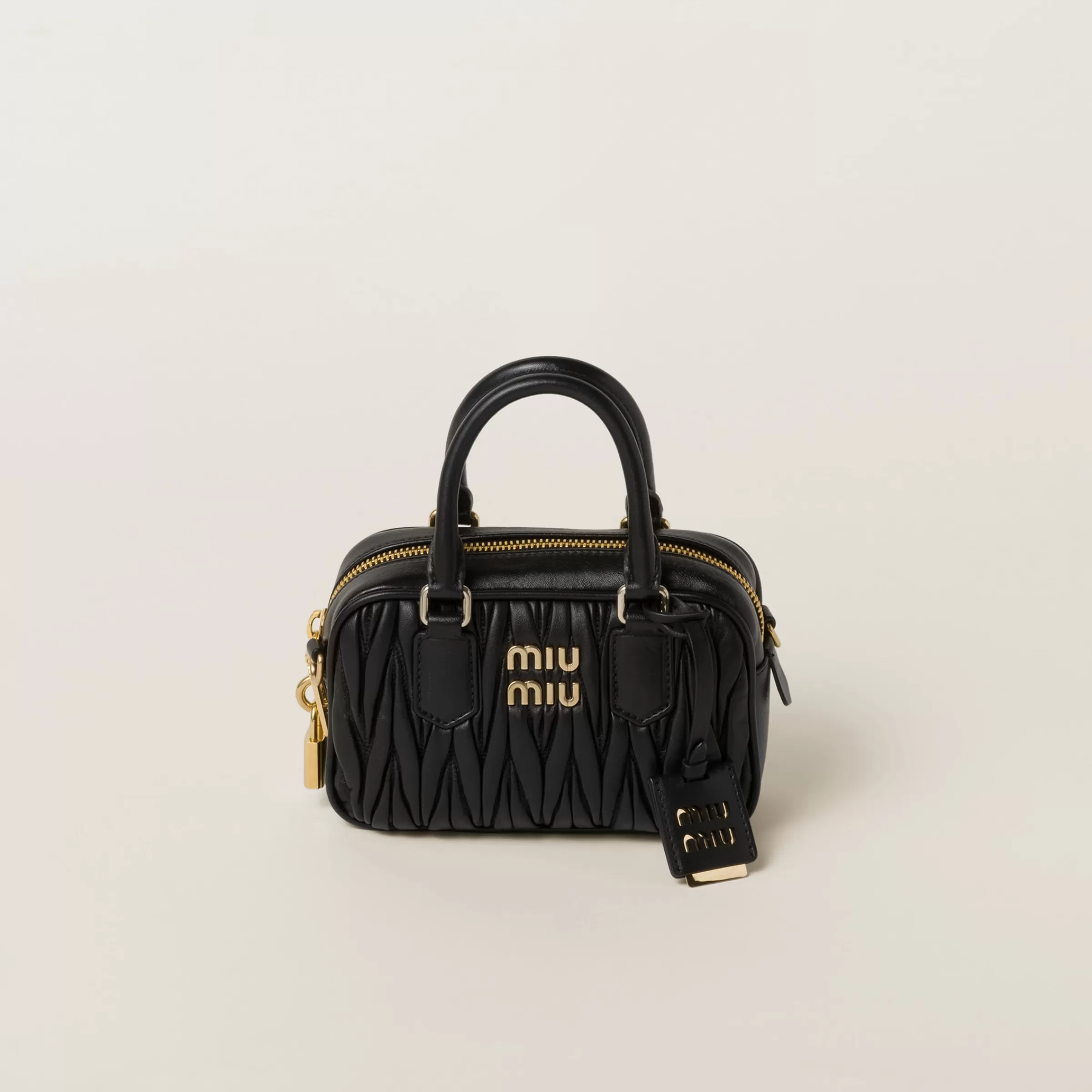 Miu Miu Arcadie Matelassé Nappa Leather Bag |