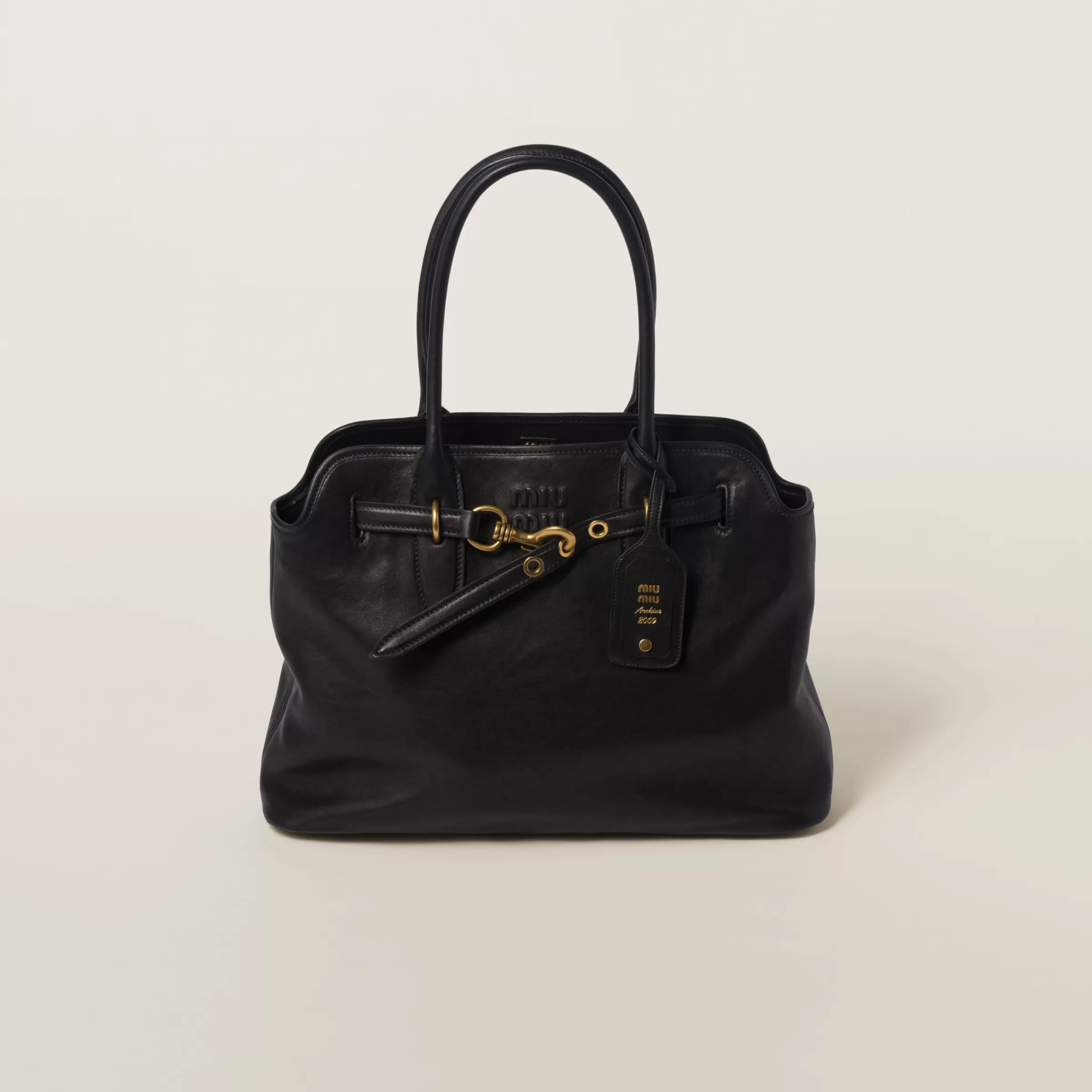 Miu Miu Aventure Nappa Leather Bag |