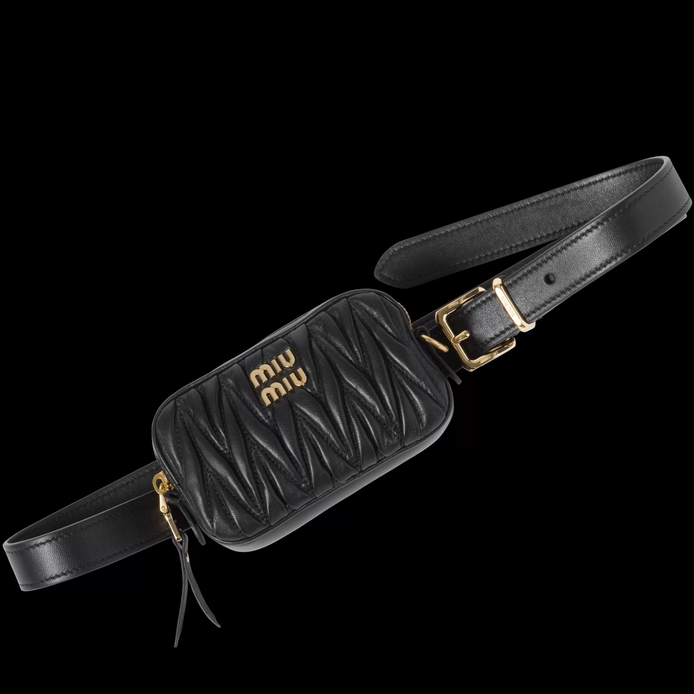 Miu Miu Belt With Matelassé Pouch |