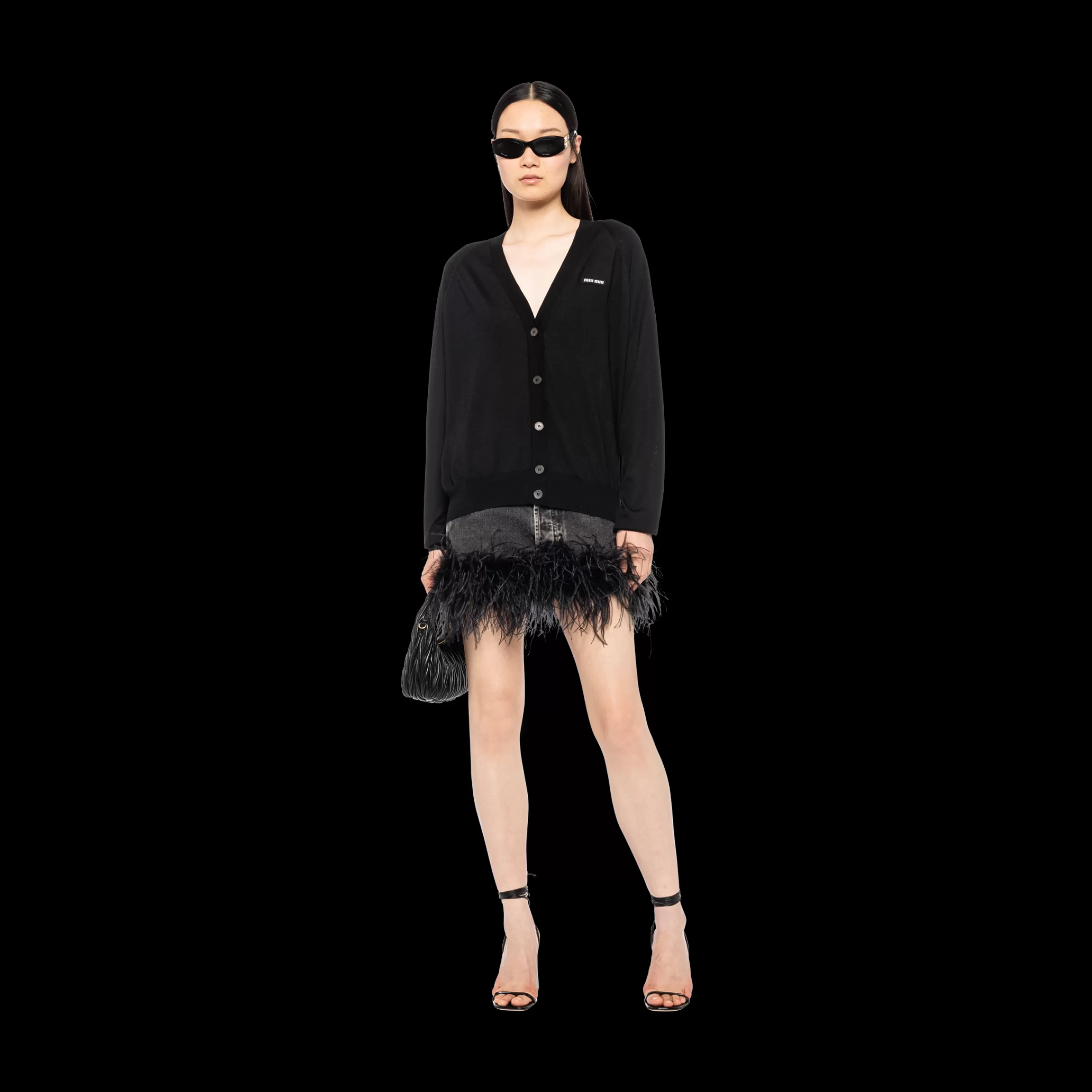 Miu Miu Cashmere And Silk Cardigan |