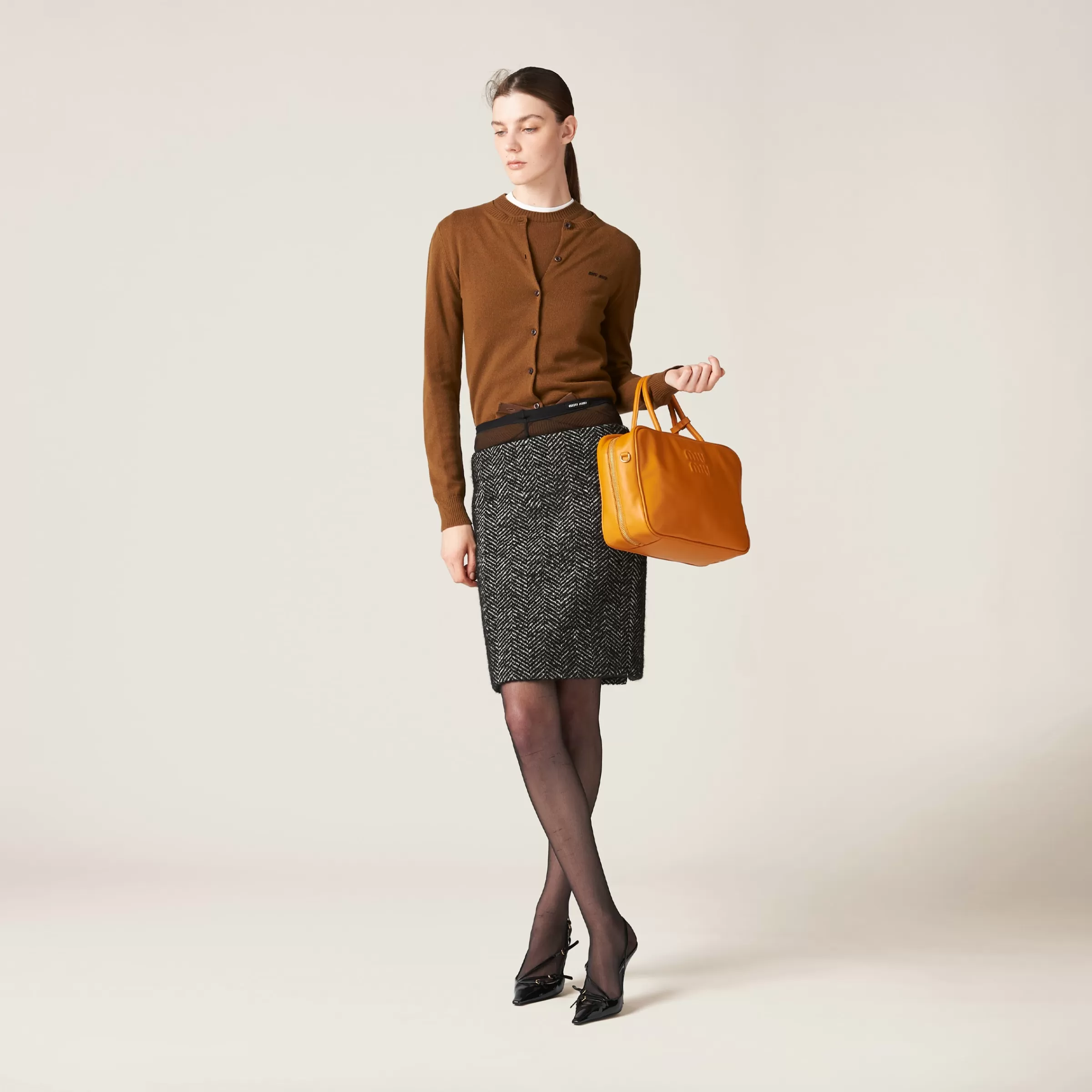 Miu Miu Chevron Skirt |