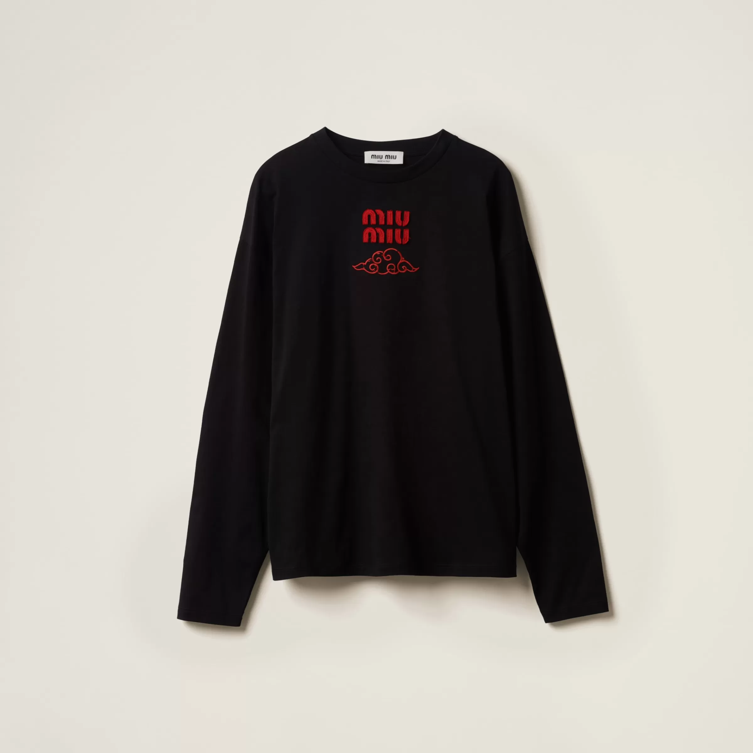 Miu Miu Cotton Jersey T-shirt |