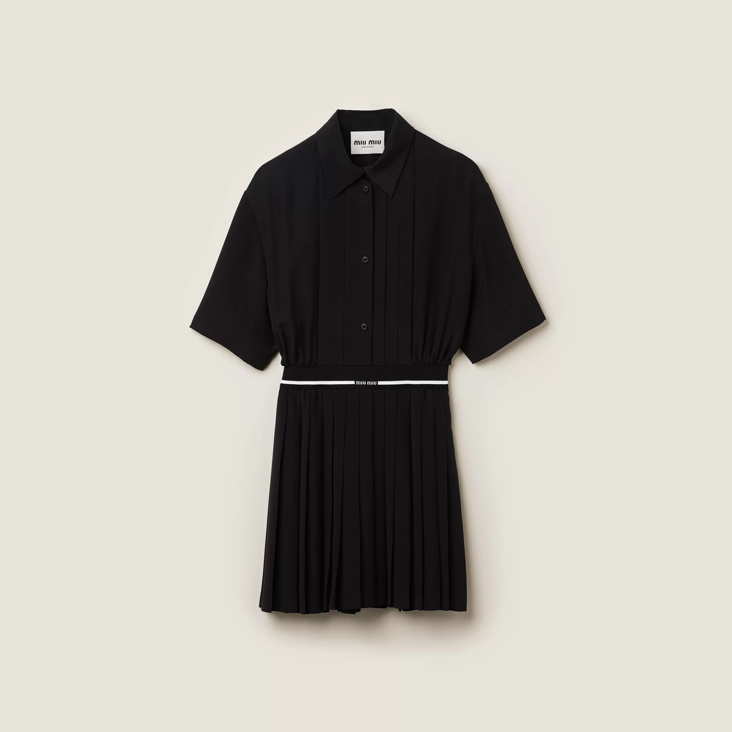 Miu Miu Crepe De Chine Mini-dress |