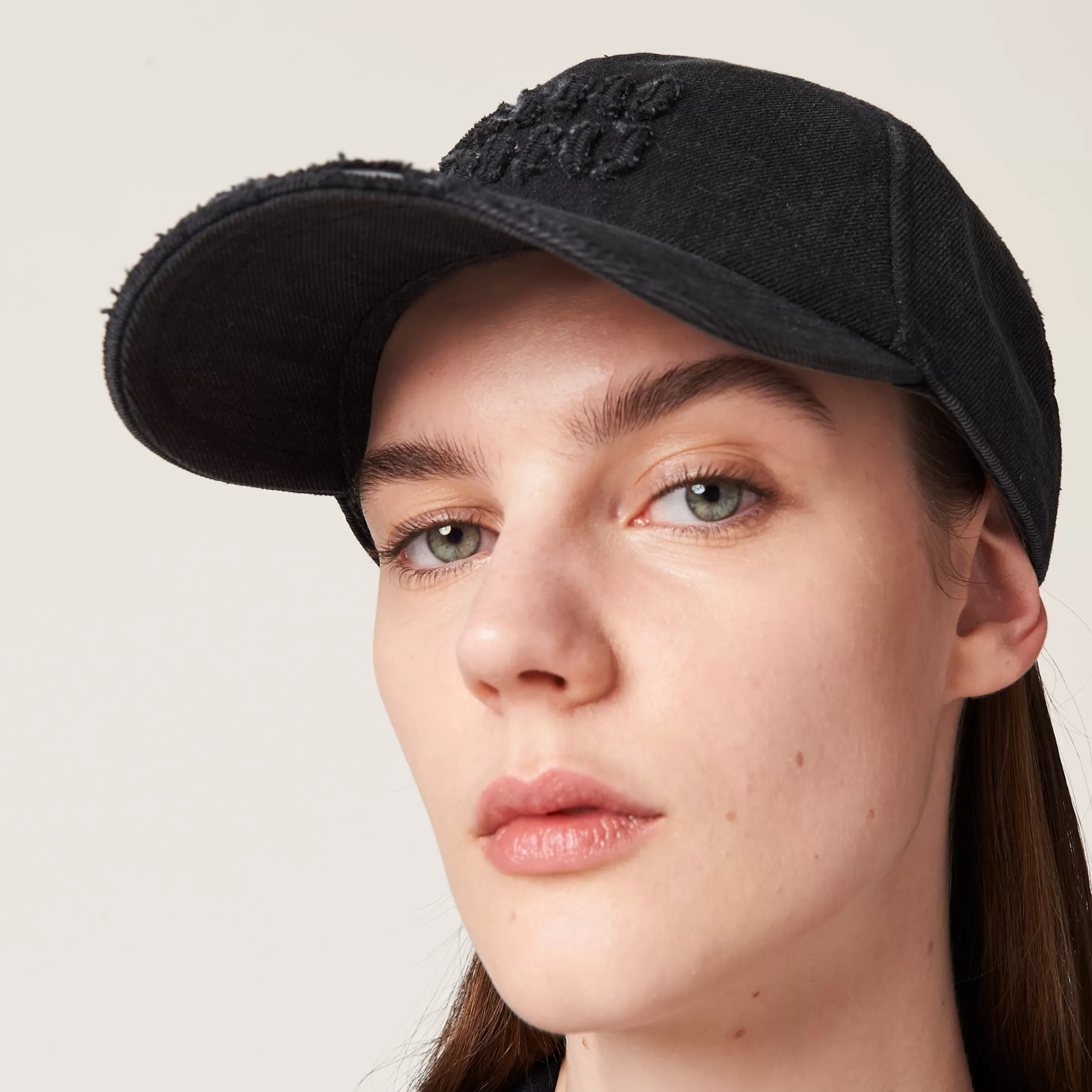 Miu Miu Denim Baseball Cap |