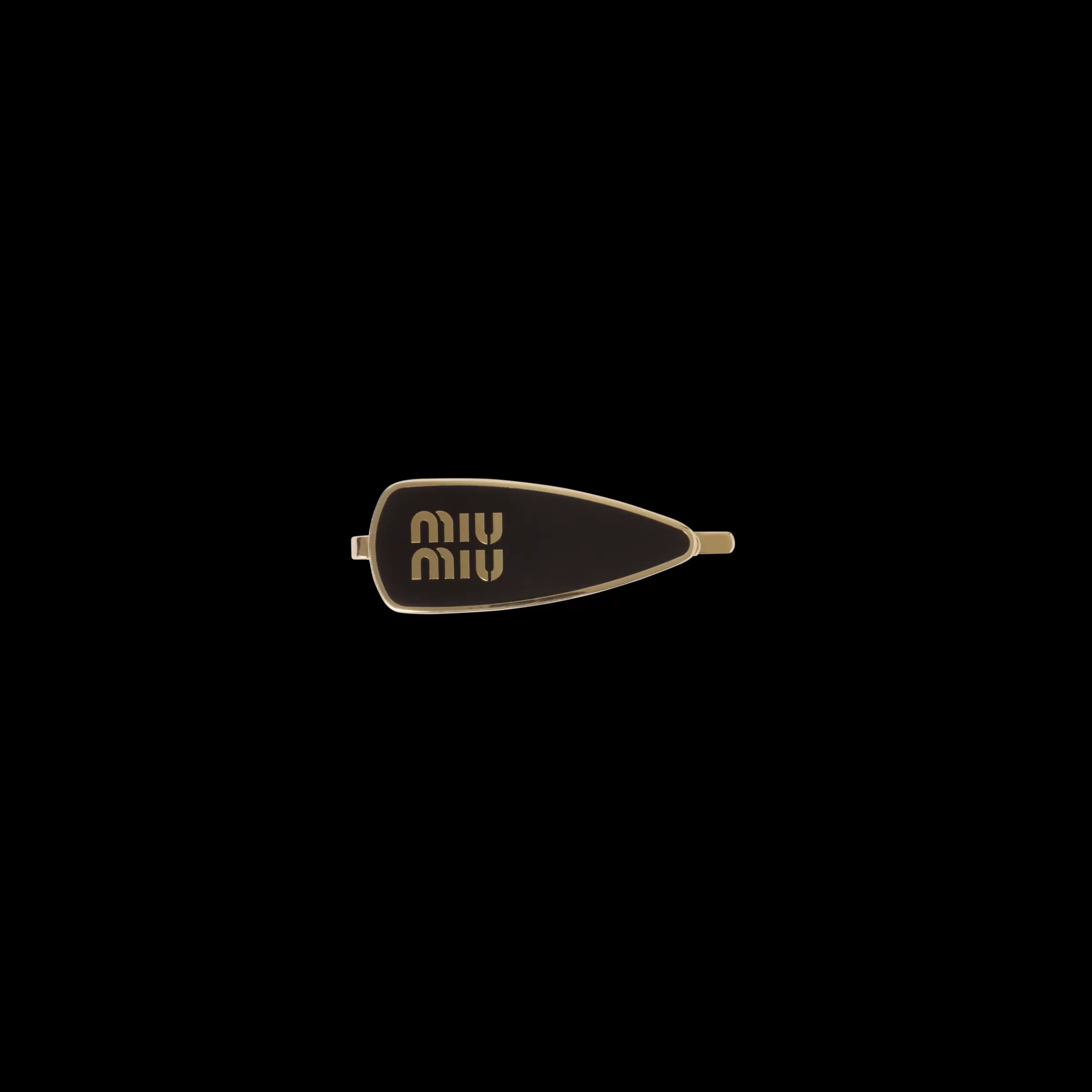 Miu Miu Enameled Metal Hair Clip |