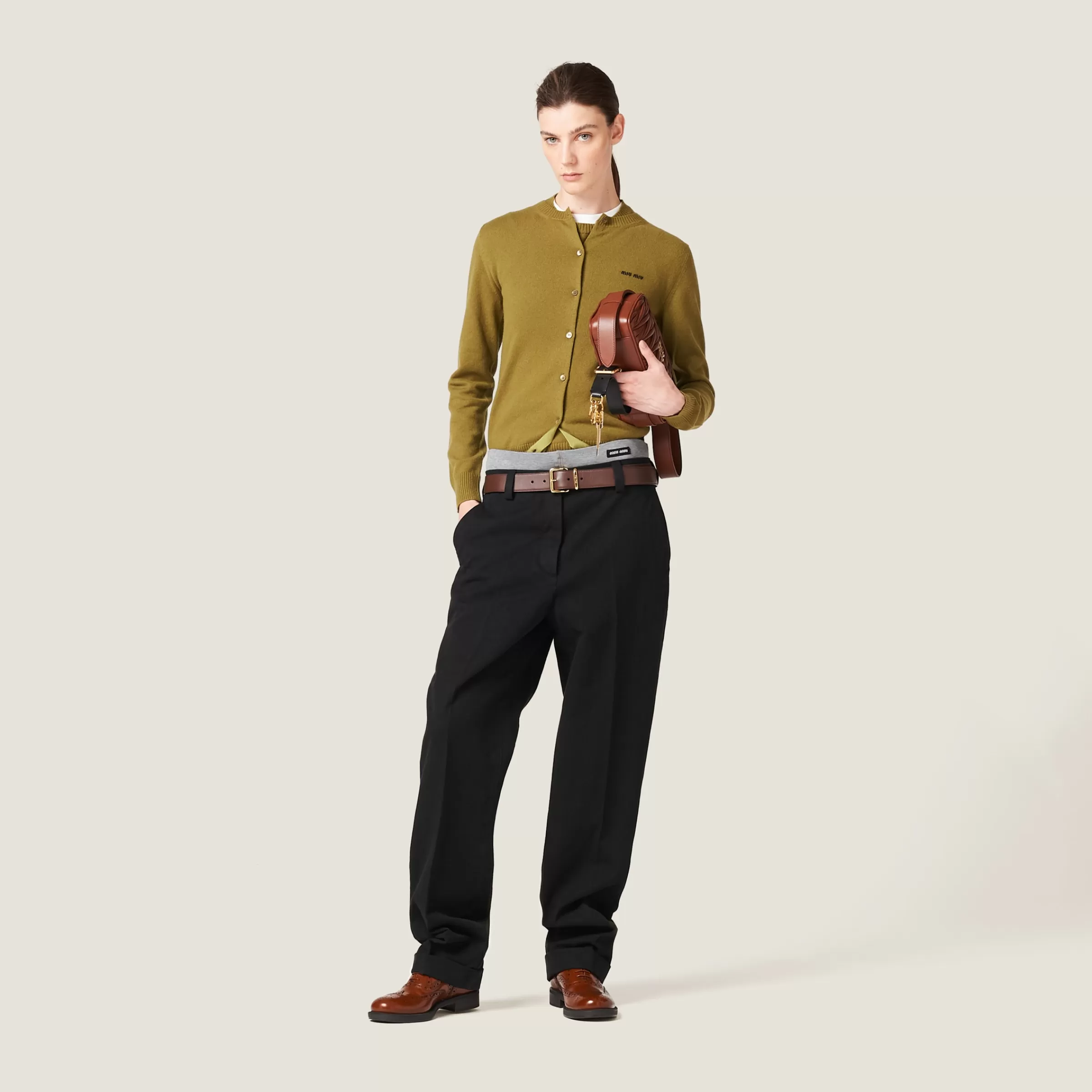 Miu Miu Gabardine Pants |