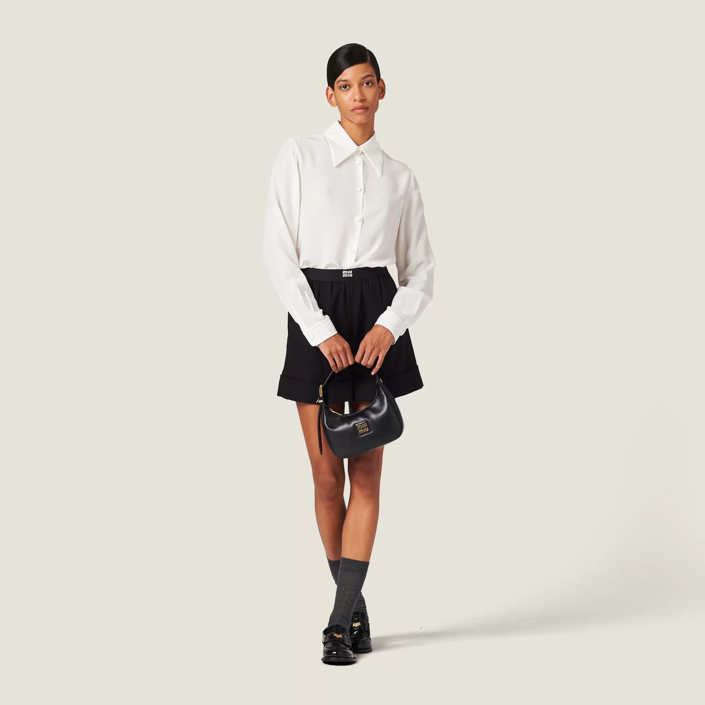 Miu Miu Grain De Poudre Bermudas |