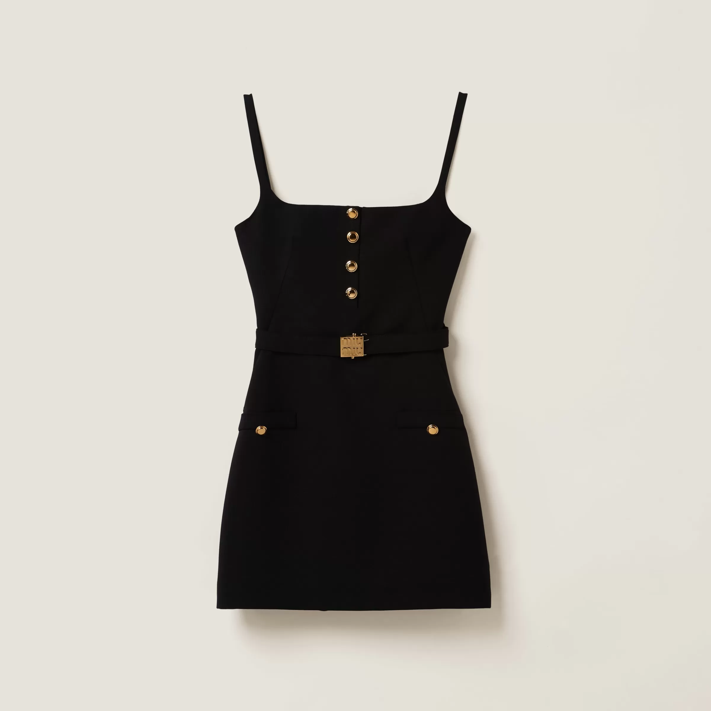 Miu Miu Grain De Poudre Mini-dress |