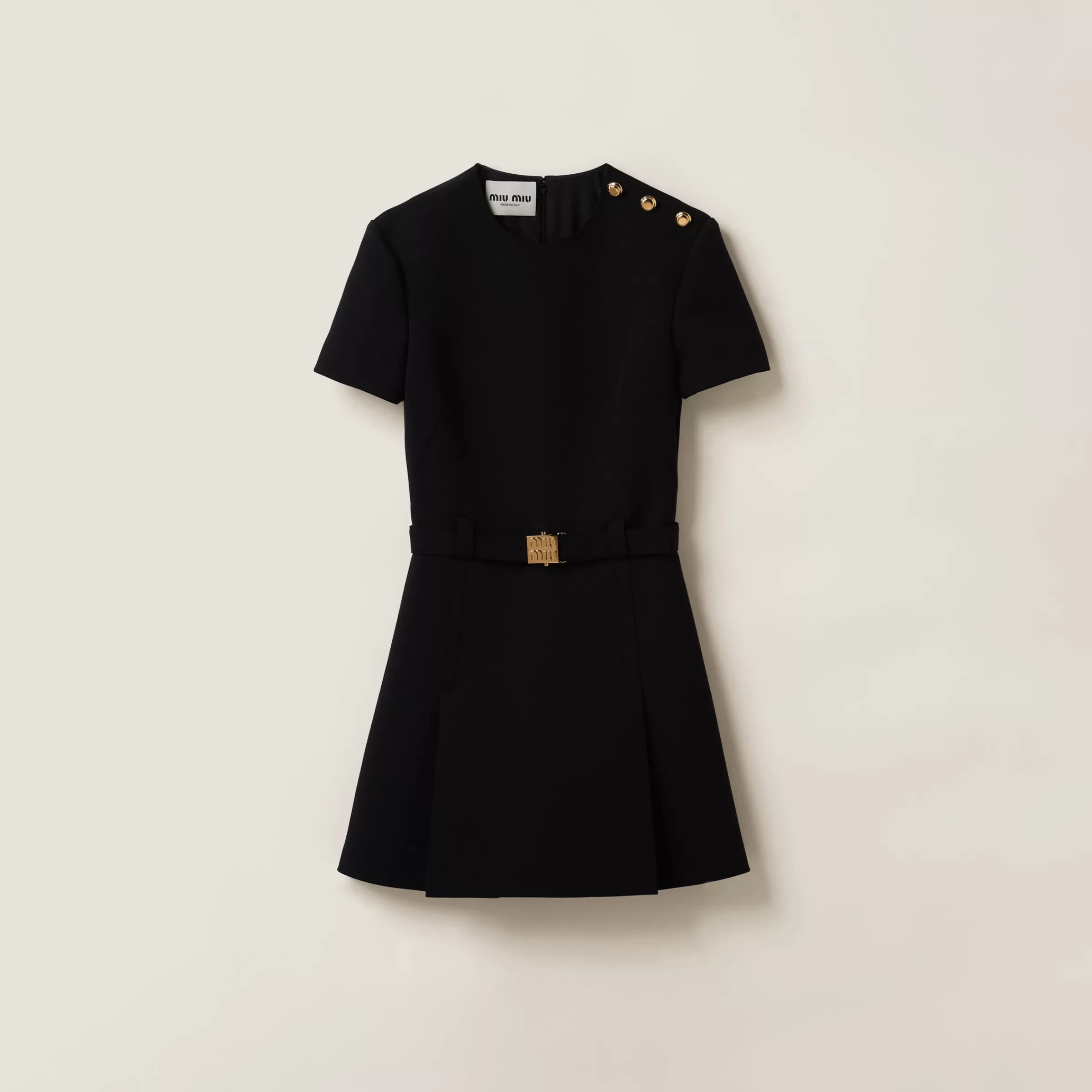 Miu Miu Grain De Poudre Mini-dress |