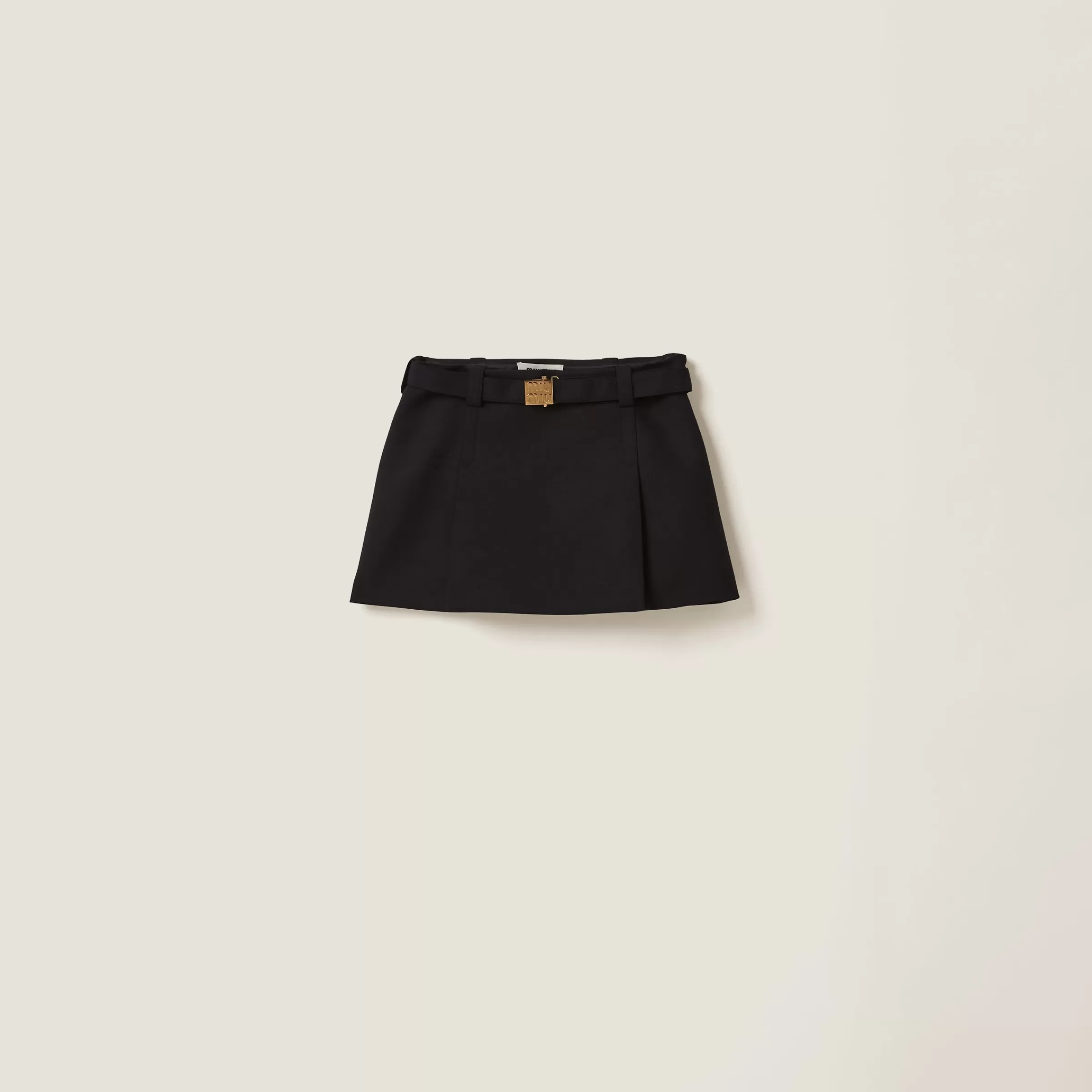 Miu Miu Grain De Poudre Miniskirt |