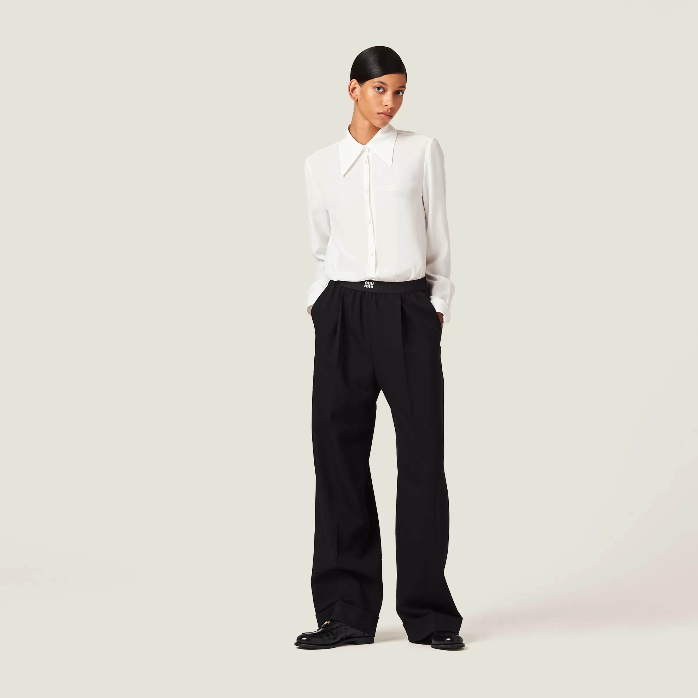 Miu Miu Grain De Poudre Pants |