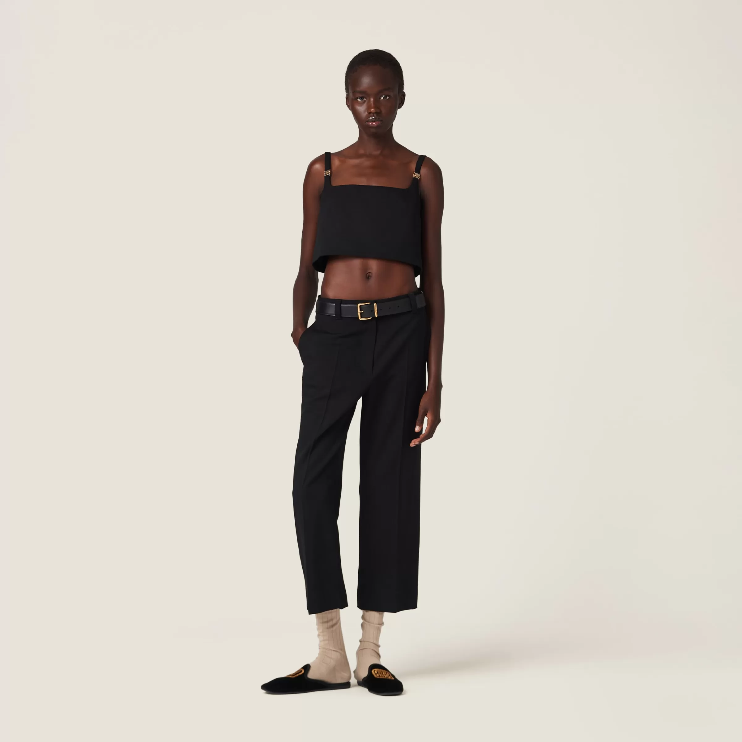 Miu Miu Grain De Poudre Pants |