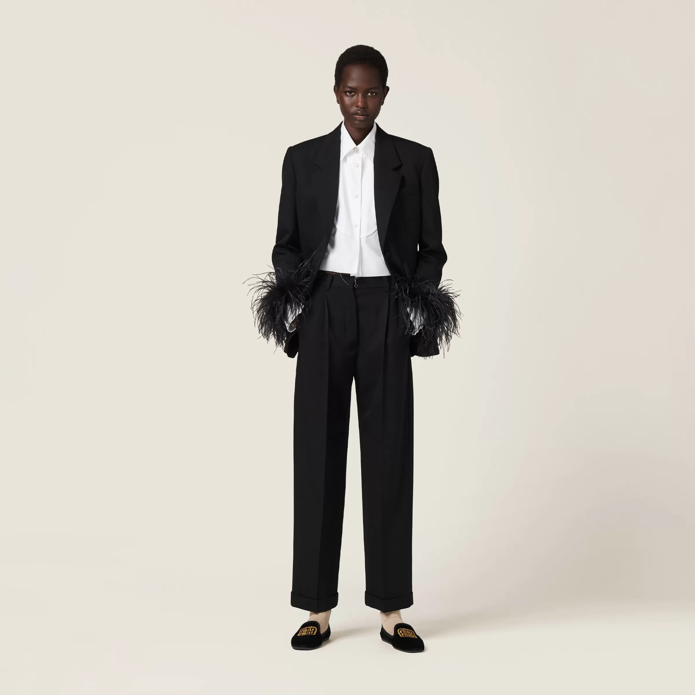 Miu Miu Grain De Poudre Pants |