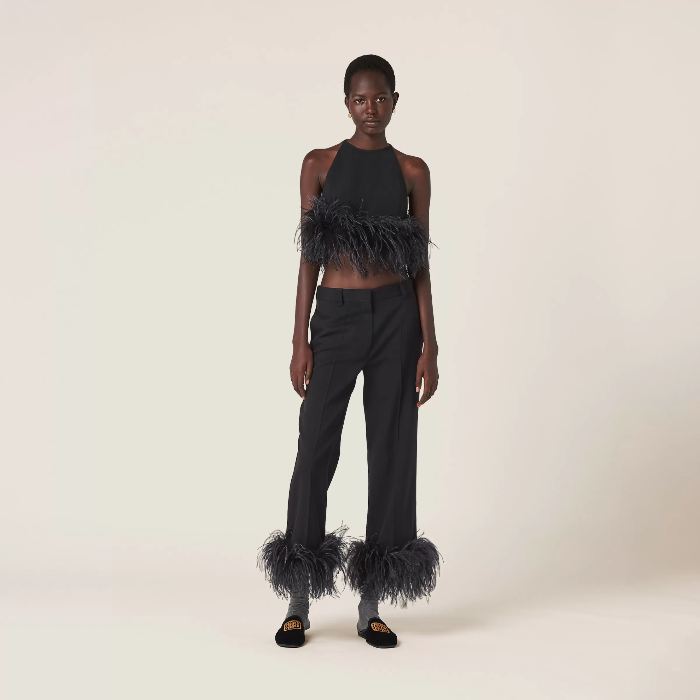 Miu Miu Grain De Poudre Pants |