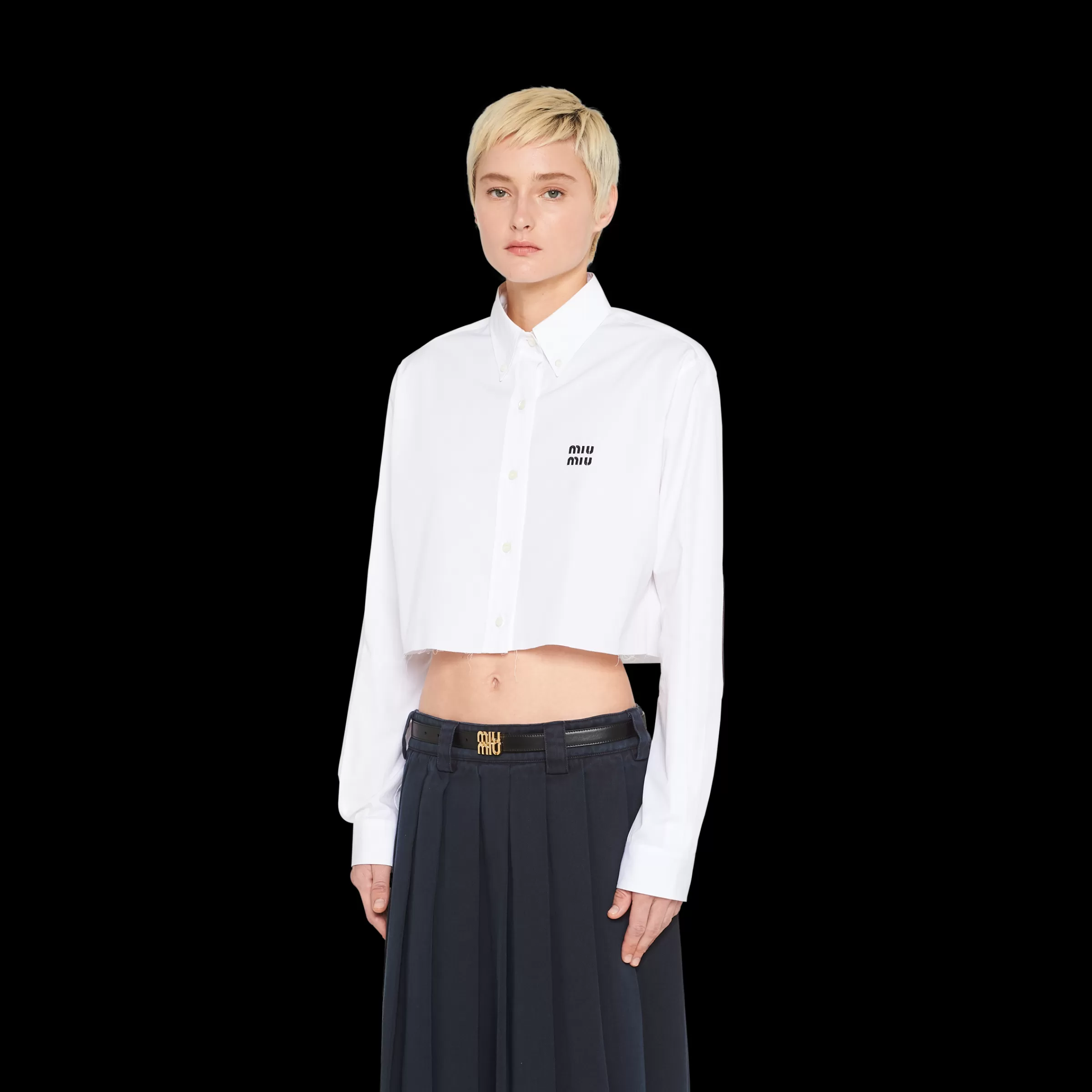Miu Miu Leather Belt |