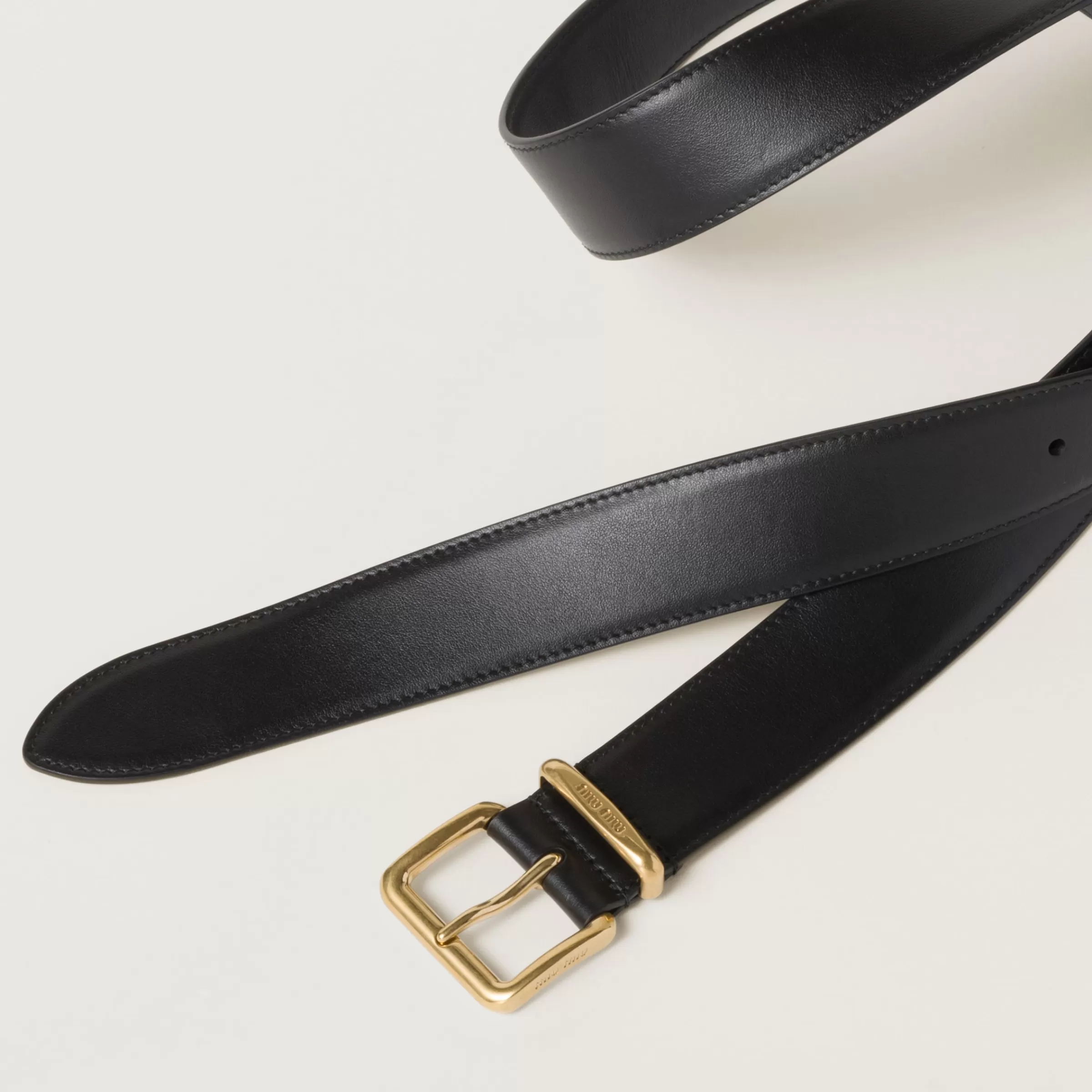 Miu Miu Leather Belt |