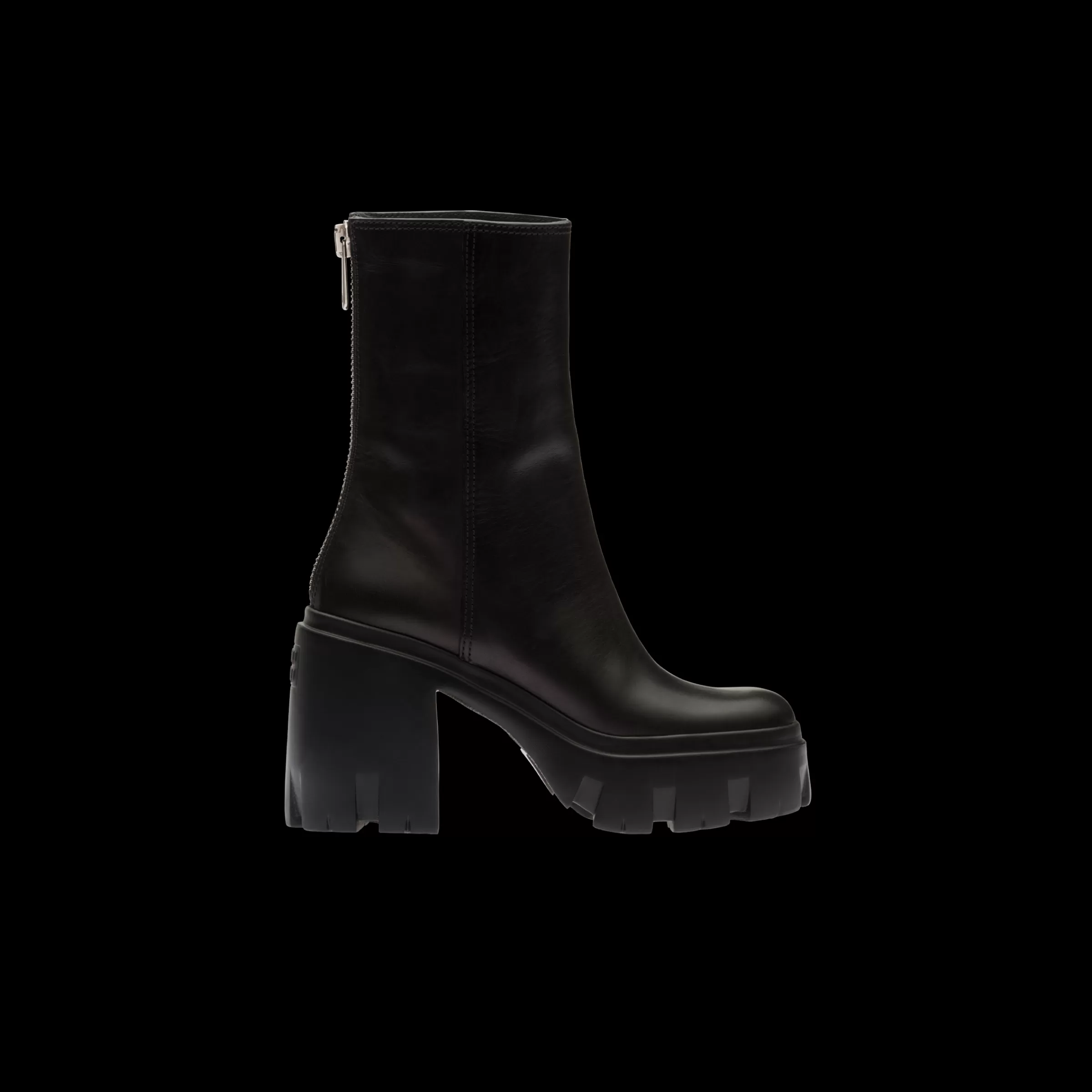 Miu Miu Leather Booties |