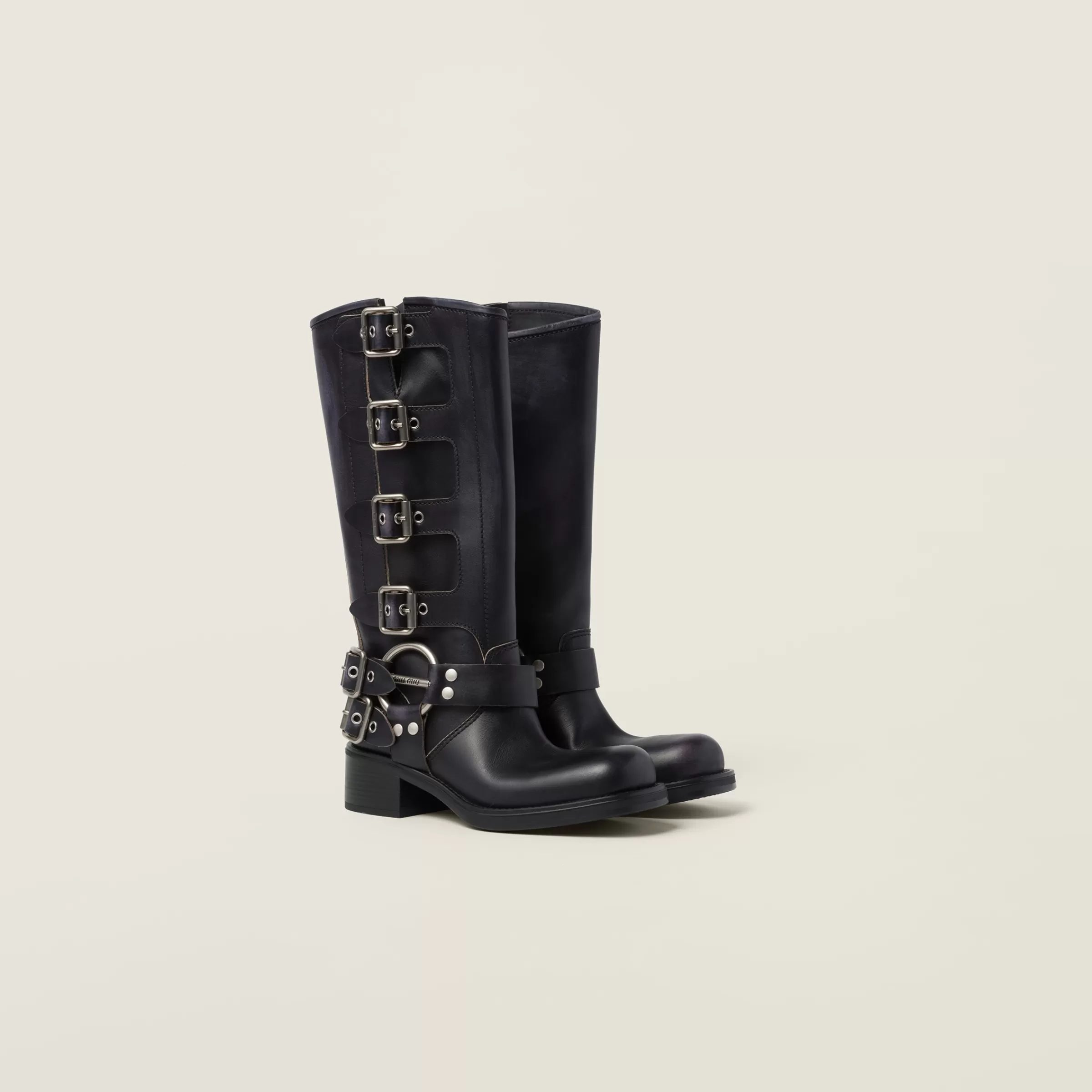 Miu Miu Leather Boots |